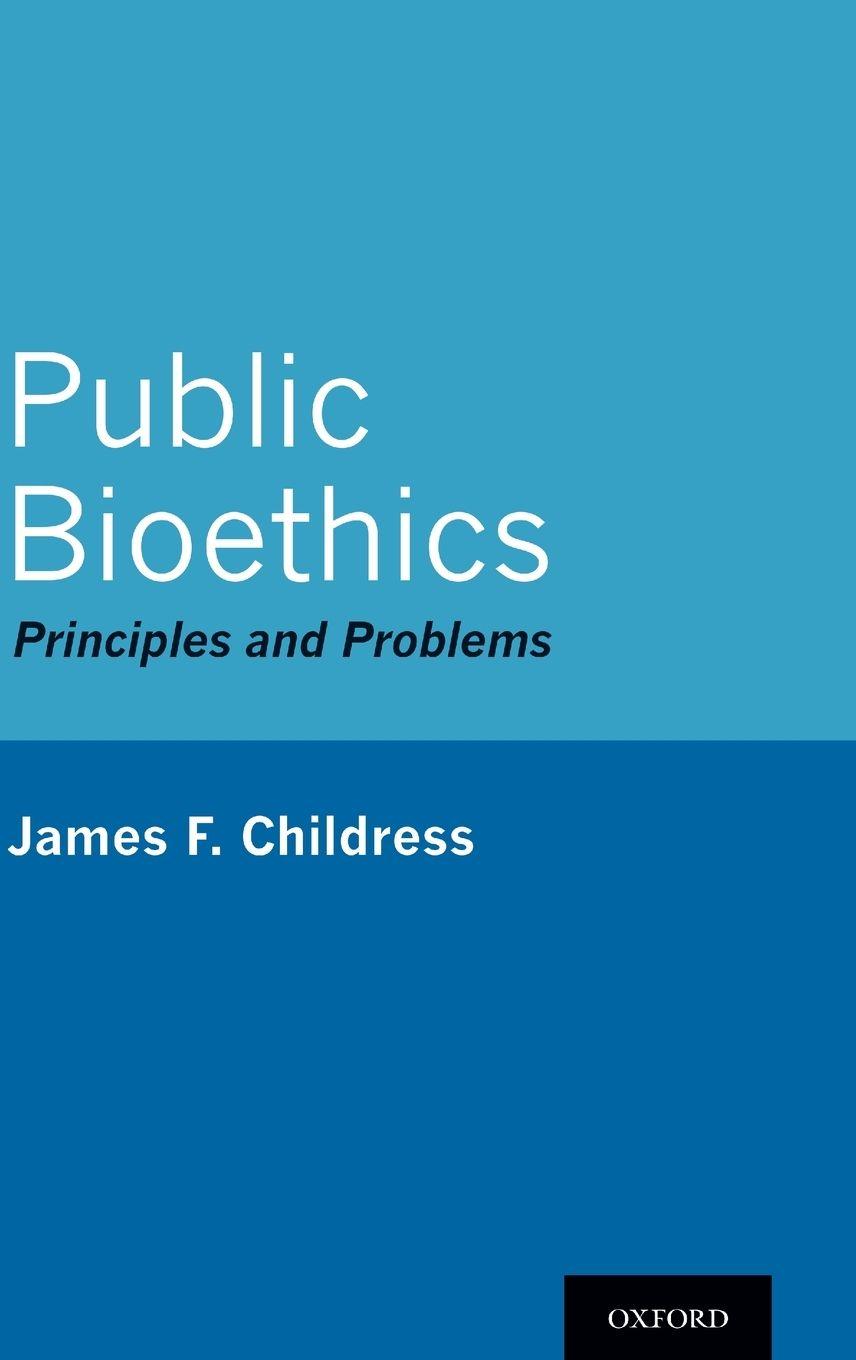 Vorderes Coverbild Public Bioethics