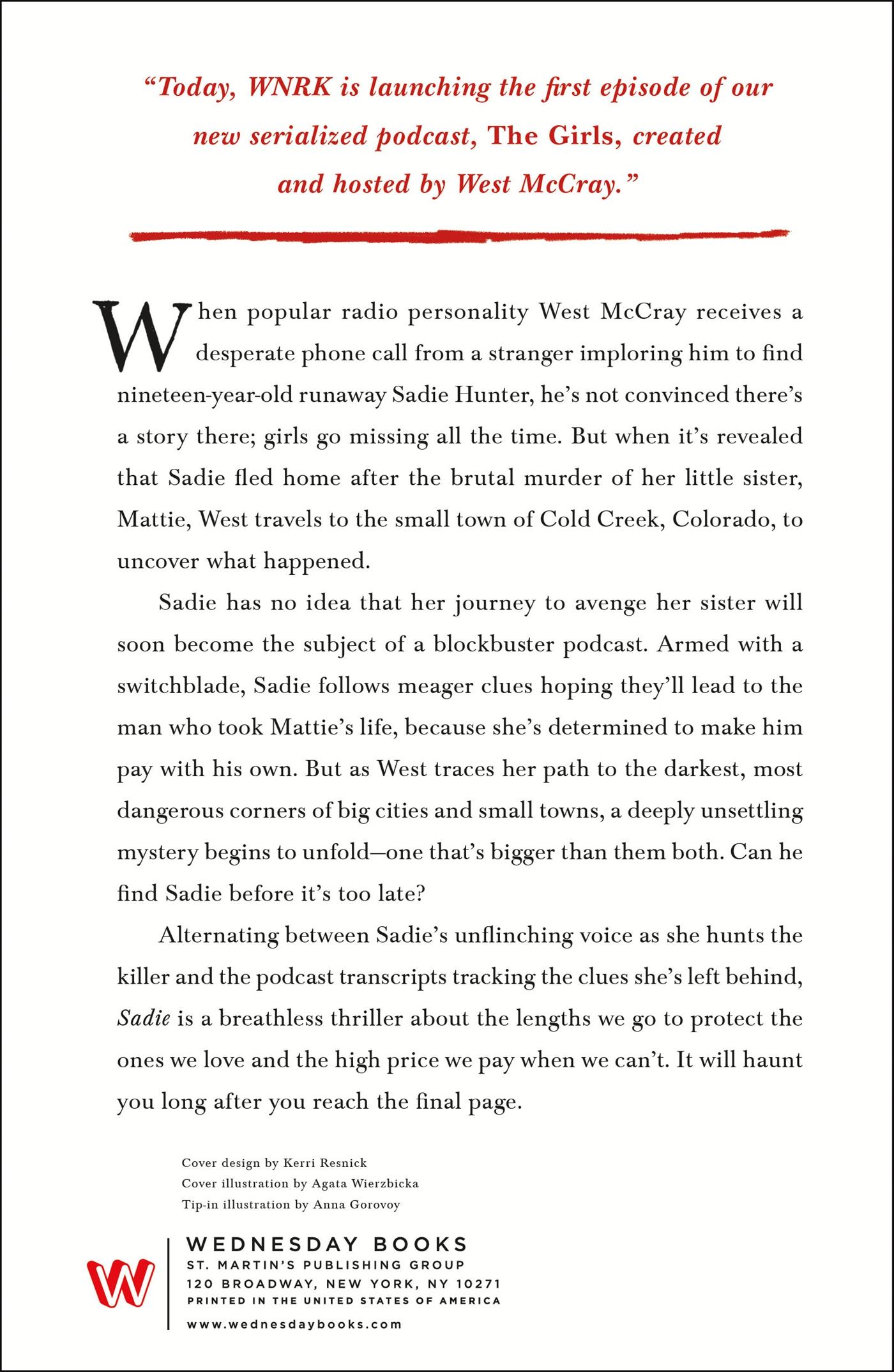 Rückseitencover Sadie