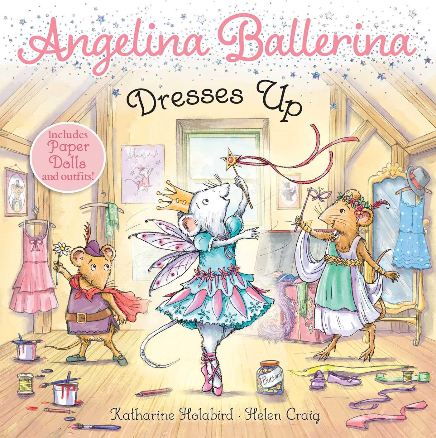 Vorderes Coverbild Angelina Ballerina Dresses Up