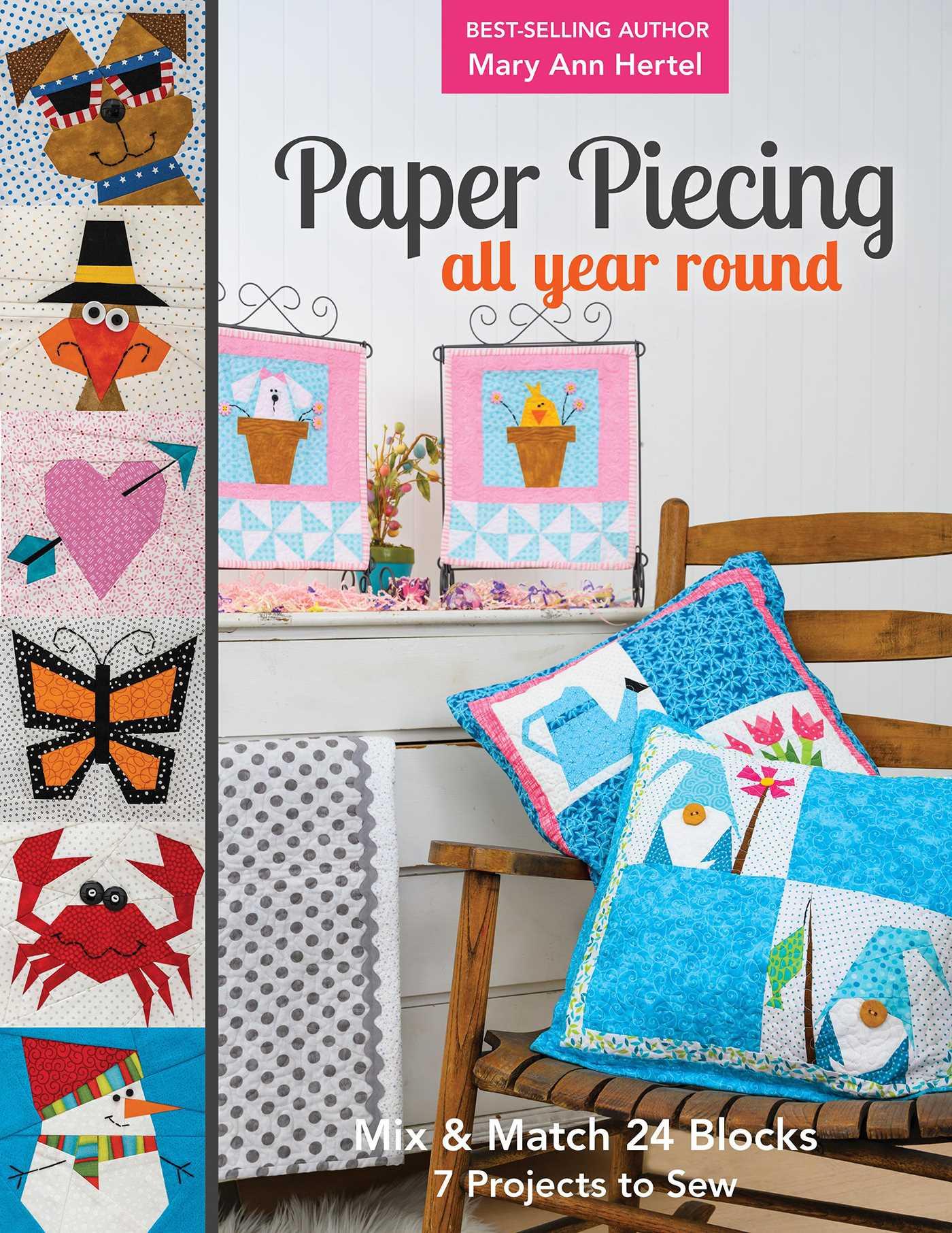Vorderes Coverbild Paper Piecing All Year Round