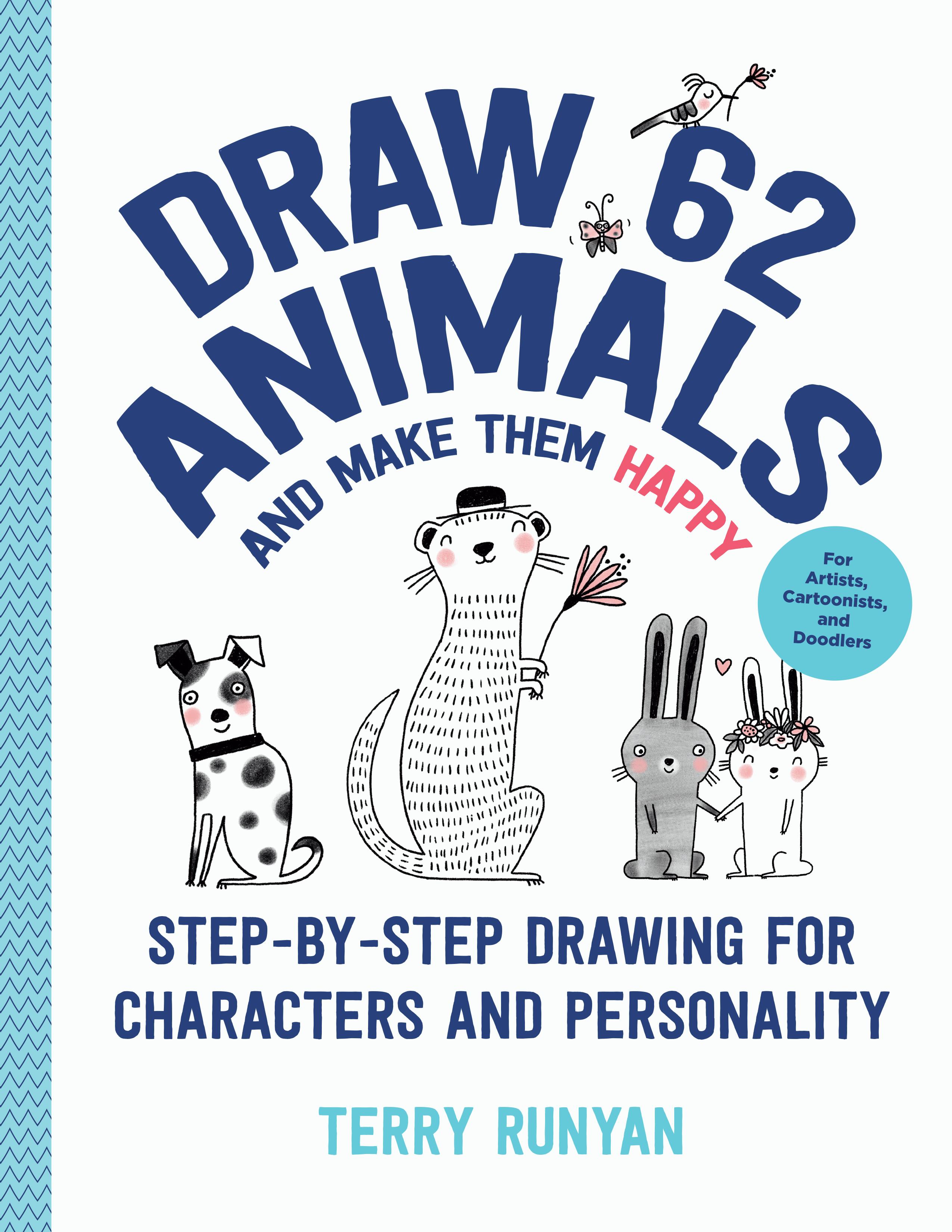Vorderes Coverbild Draw 62 Animals and Make Them Happy