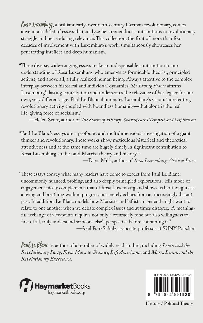 Rückseitencover The Living Flame