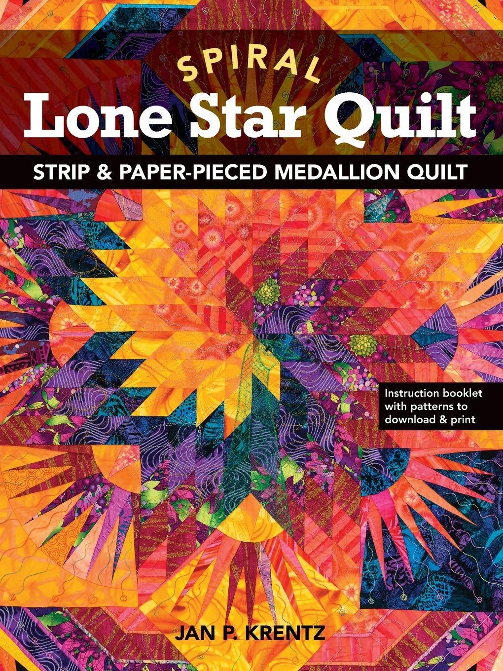 Vorderes Coverbild Spiral Lone Star Quilt - Print-On-Demand Edition