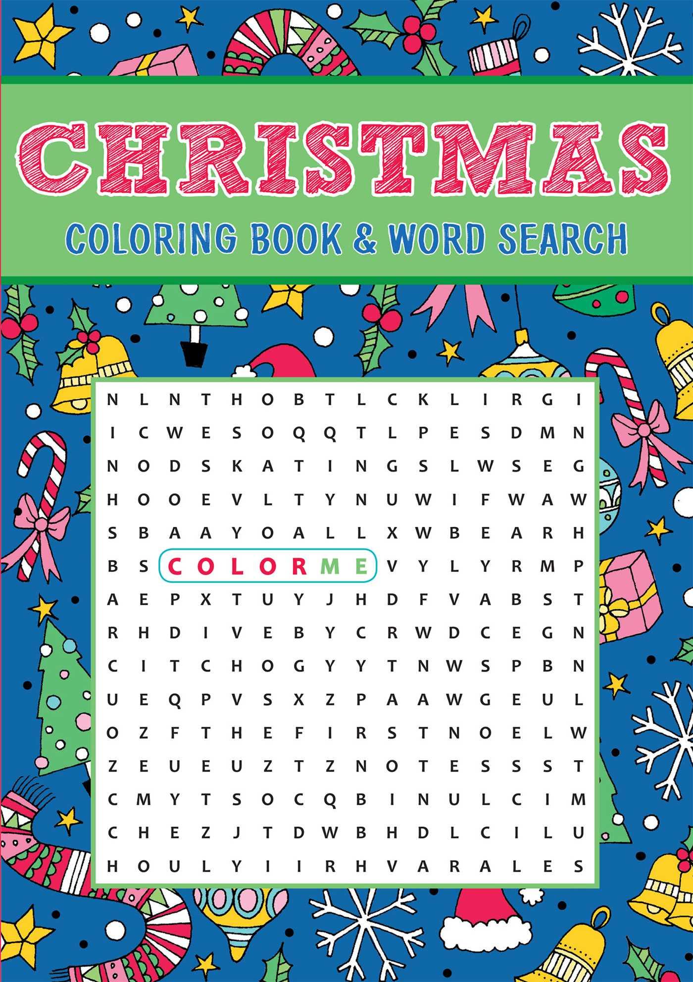 Vorderes Coverbild Christmas Coloring Book & Word Search