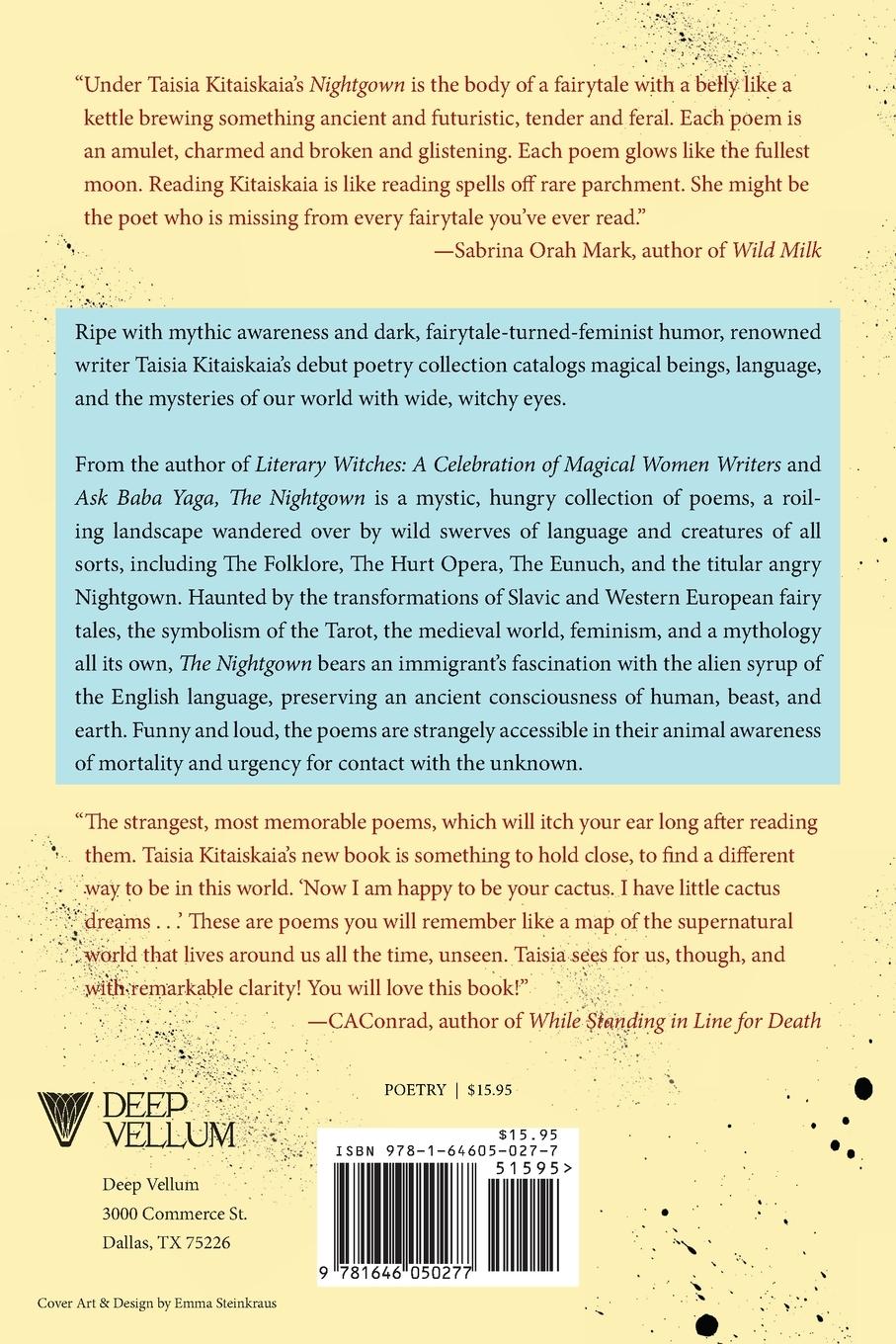 Rückseitencover The Nightgown & Other Poems