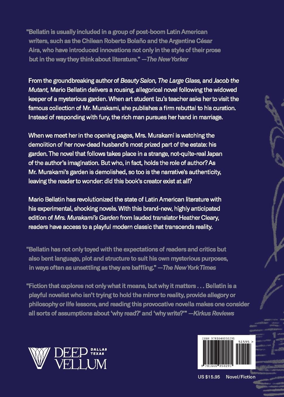 Rückseitencover Mrs. Murakami's Garden