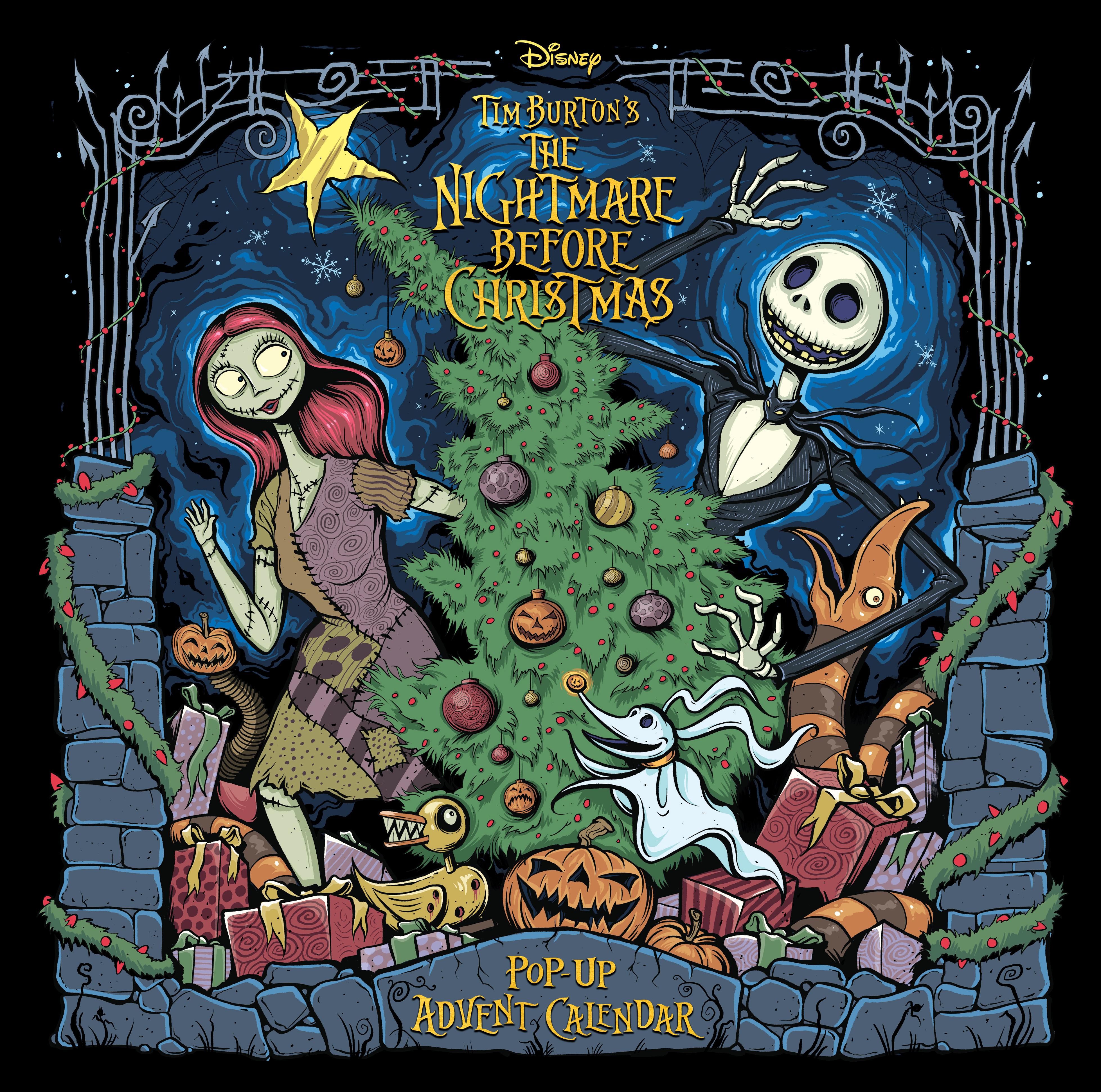 Vorderes Coverbild The Nightmare Before Christmas: Advent Calendar and Pop-Up Book