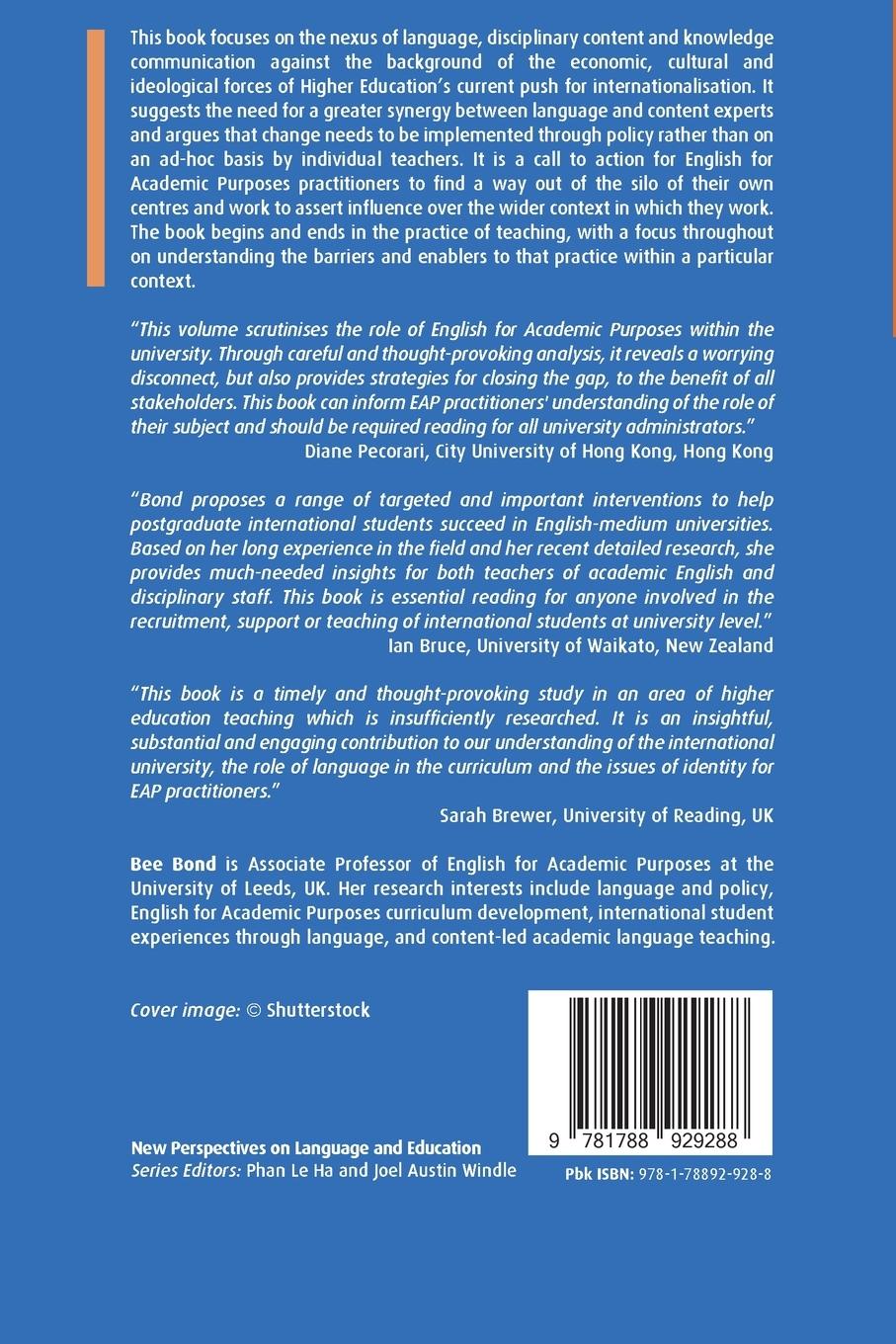 Rückseitencover Making Language Visible in the University