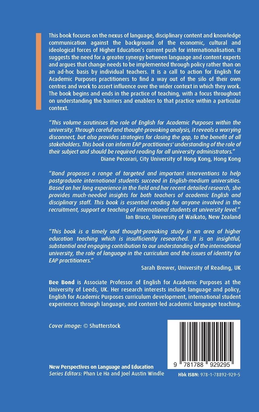 Rückseitencover Making Language Visible in the University