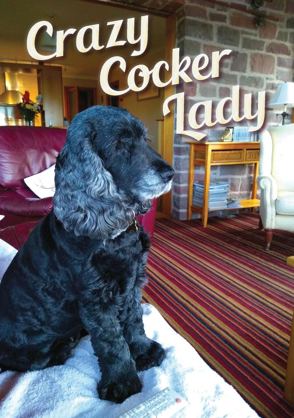 Vorderes Coverbild Crazy Cocker Lady Notebook