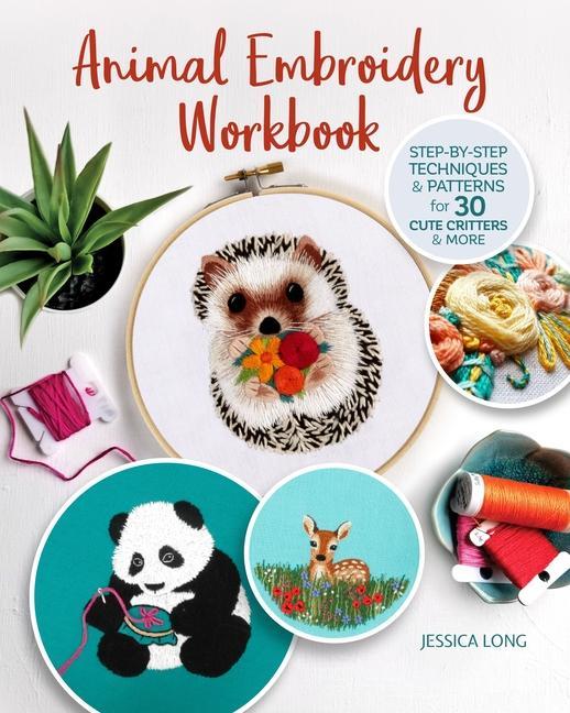 Vorderes Coverbild Animal Embroidery Workbook