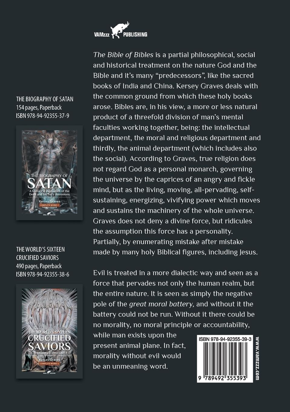 Rückseitencover The Bible of Bibles