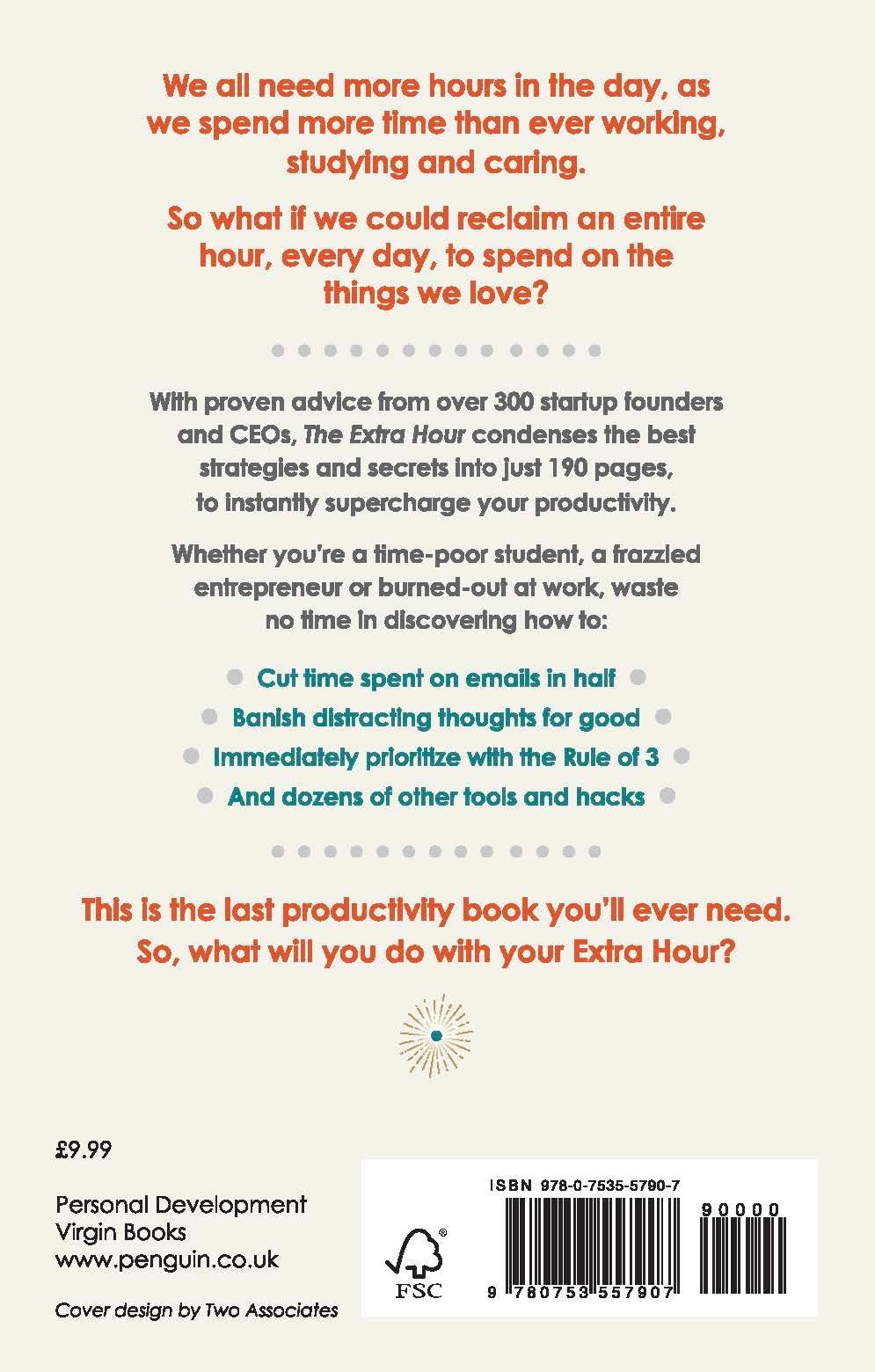 Rückseitencover The Extra Hour