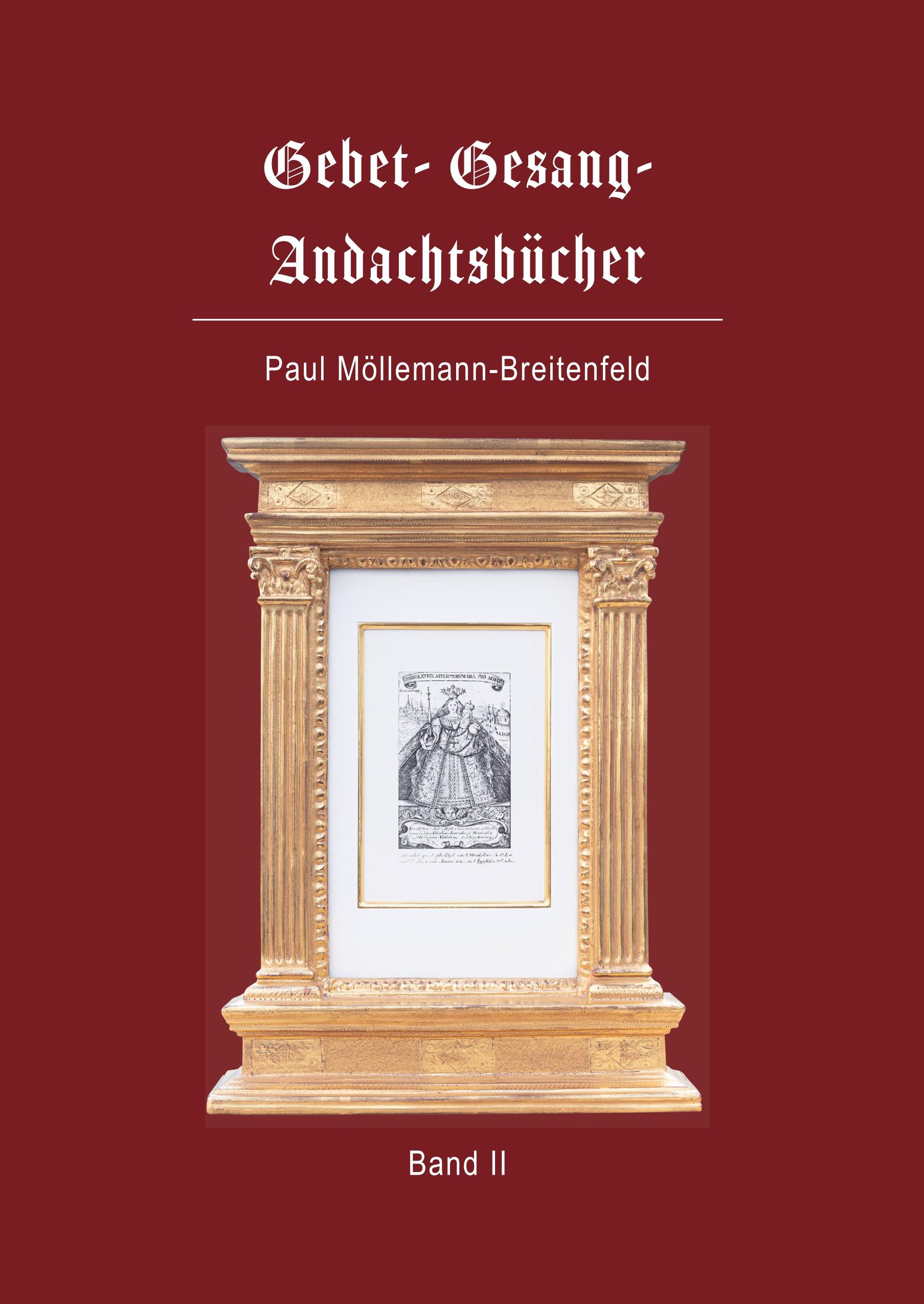 Vorderes Coverbild Gebet- Gesang- Andachtsbücher