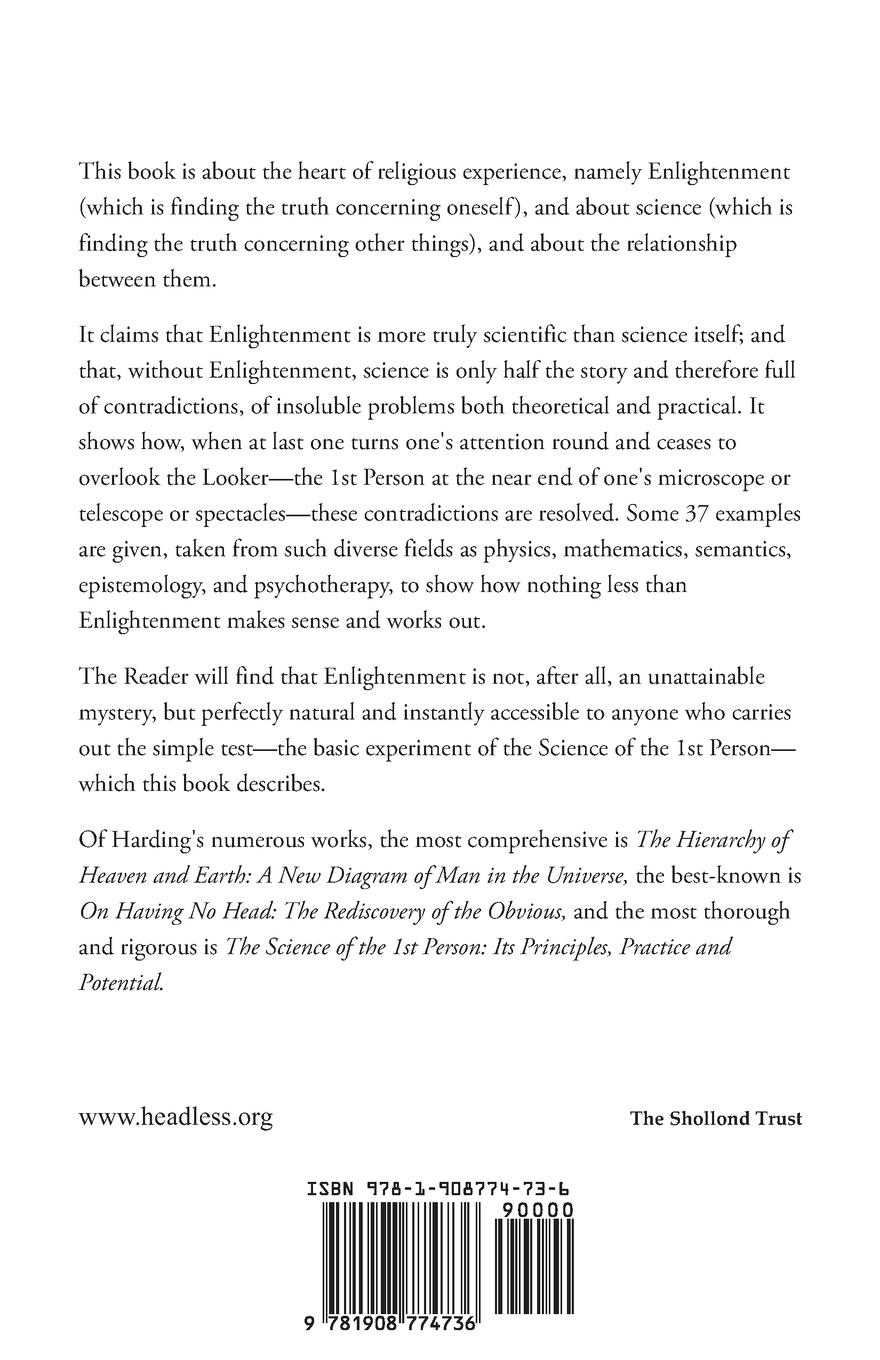 Rückseitencover The Science of the 1st Person