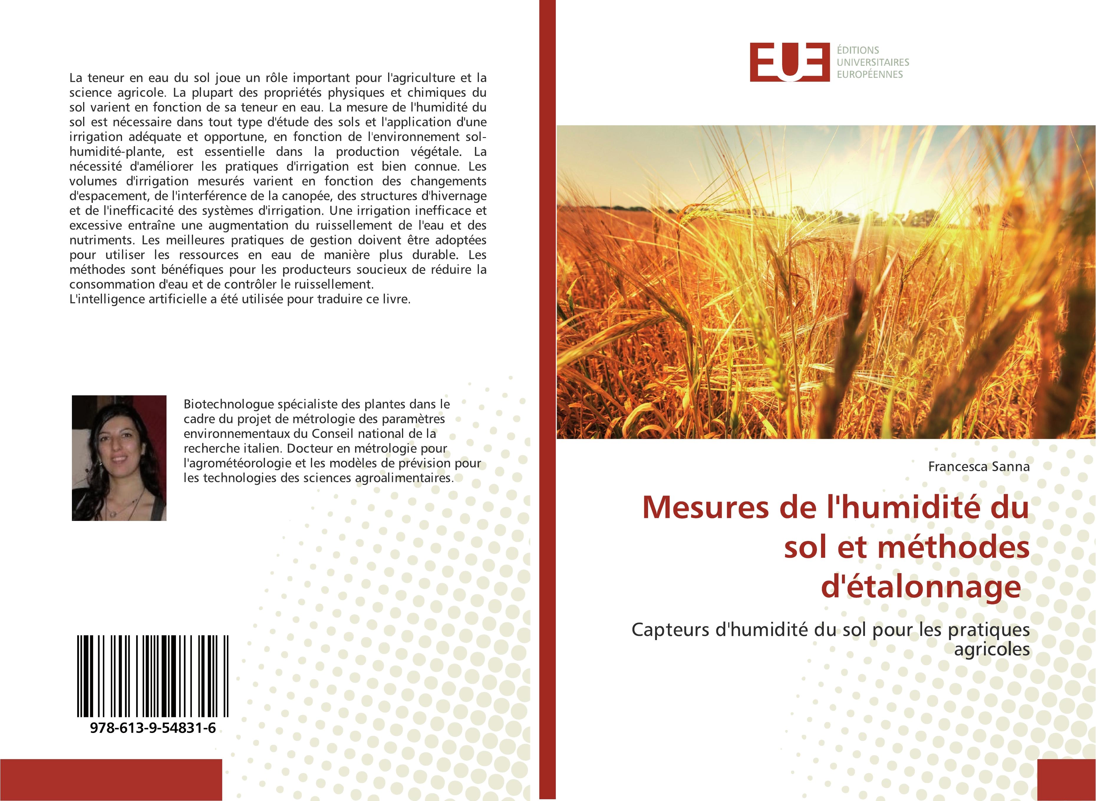 Vorderes Coverbild Mesures de l'humidité du sol et méthodes d'étalonnage