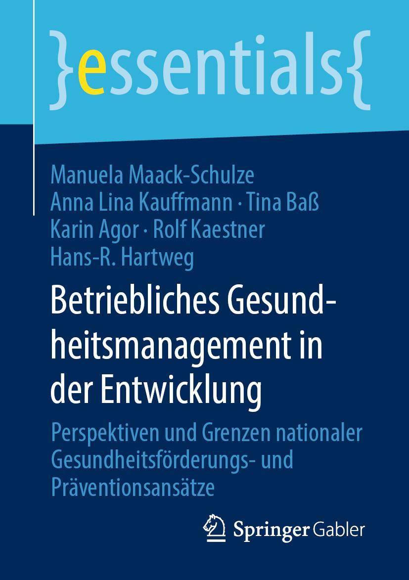 Vorderes Coverbild Betriebliches Gesundheitsmanagement in der Entwicklung