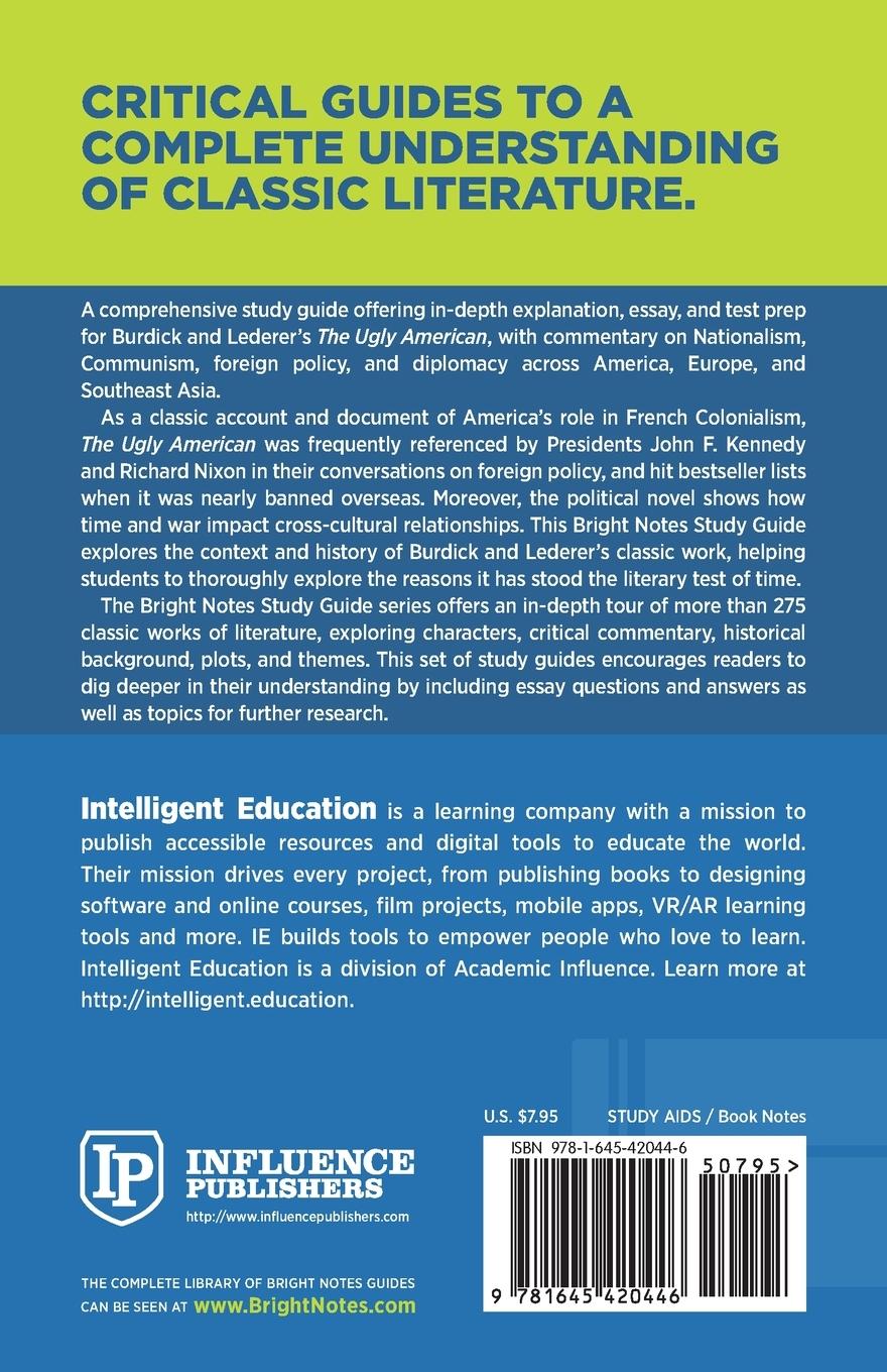 Rückseitencover Study Guide to The Ugly American by Burdick and Lederer