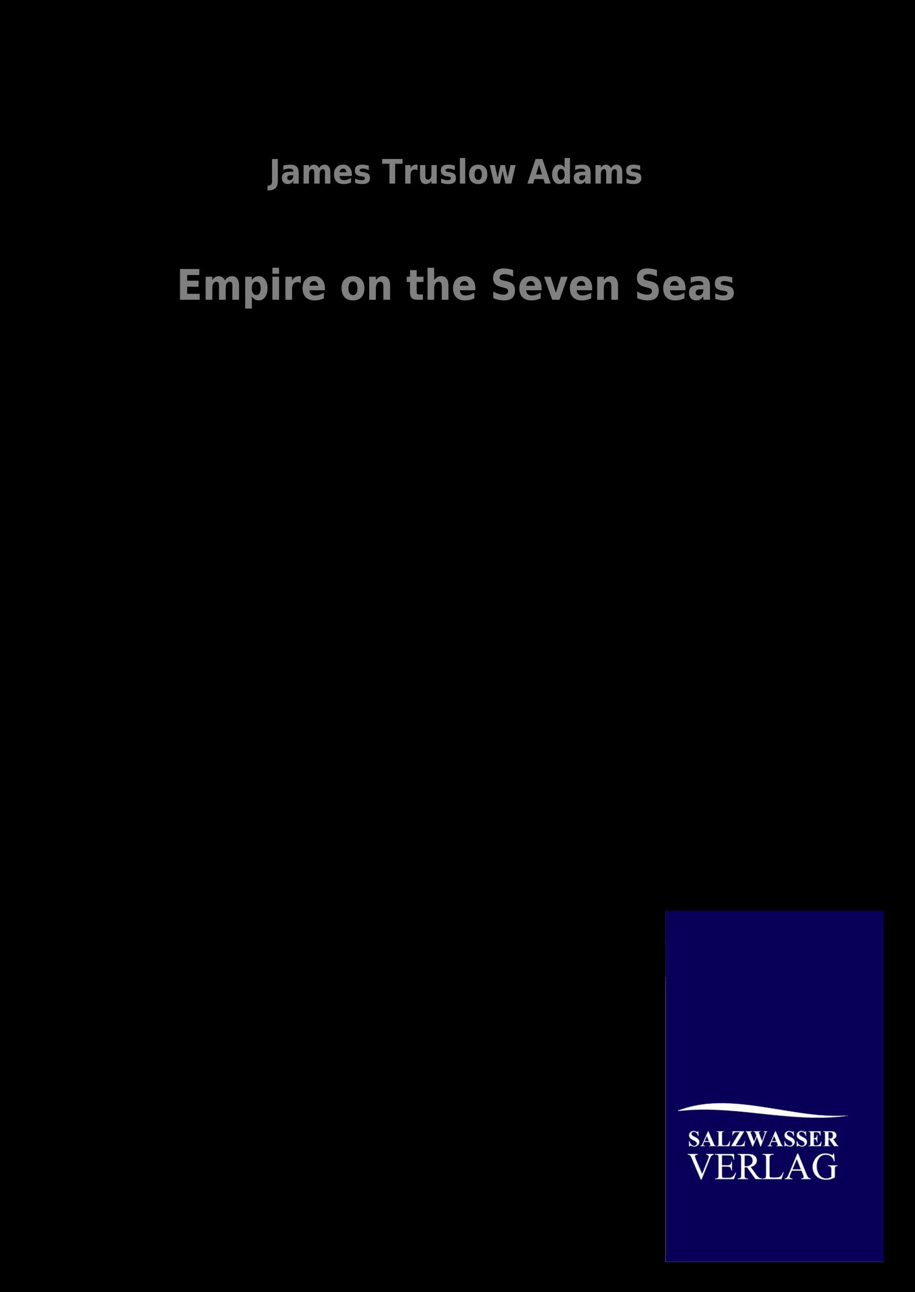 Vorderes Coverbild Empire on the Seven Seas