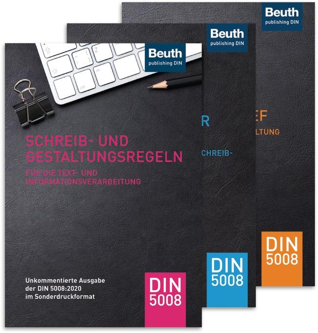 Vorderes Coverbild DIN 5008 - Das Praxispaket