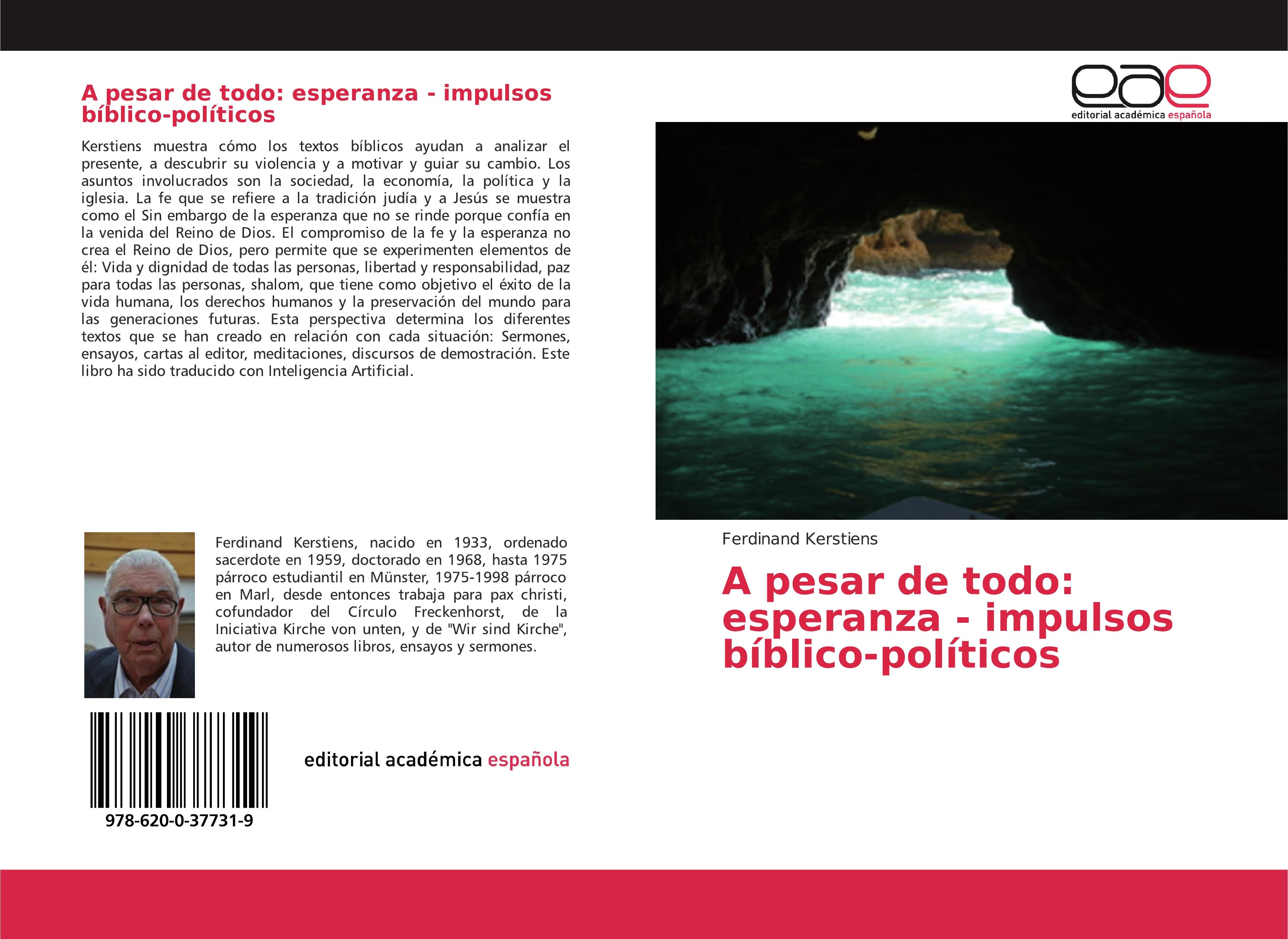 Vorderes Coverbild A pesar de todo: esperanza - impulsos bíblico-políticos