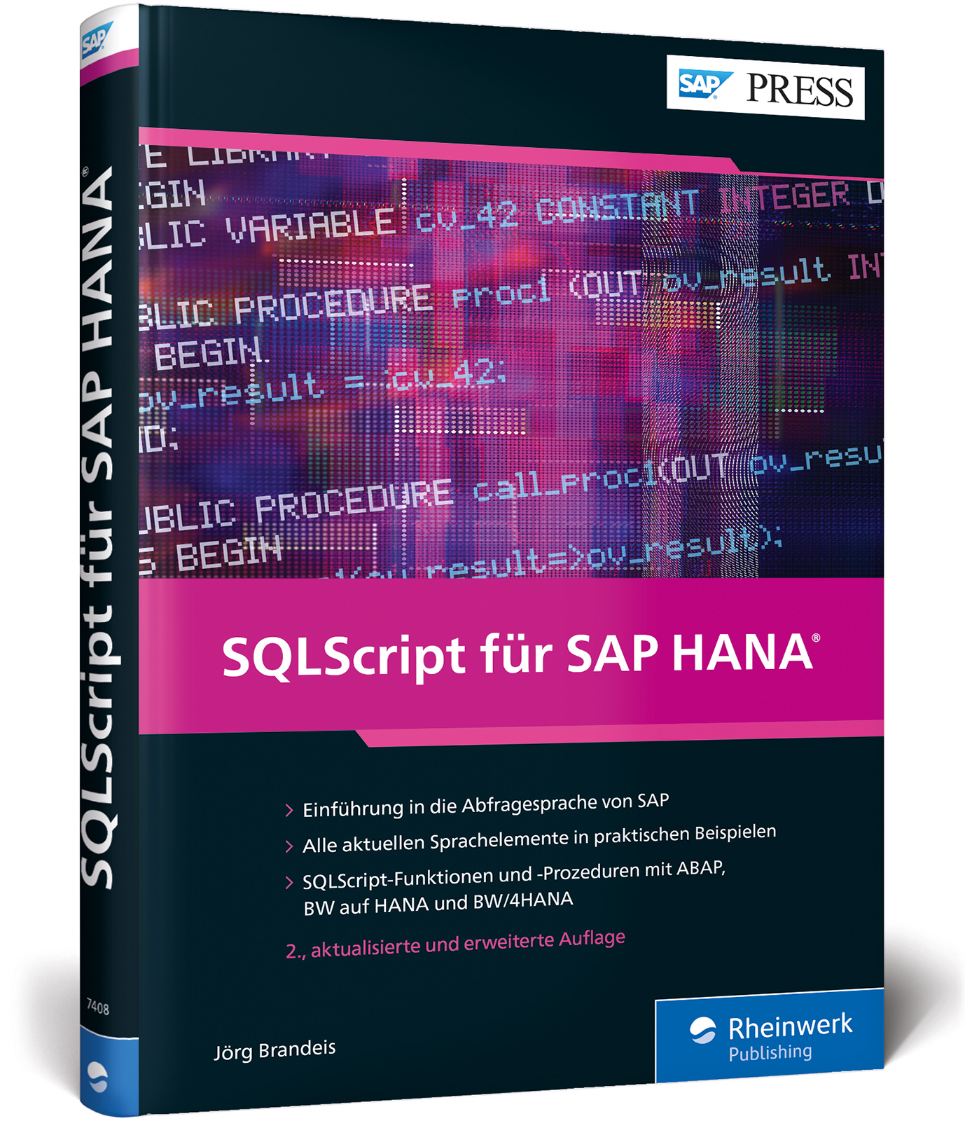 Vorderes Coverbild SQLScript für SAP HANA