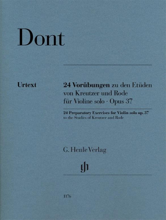 Vorderes Coverbild 24 Preparatory Exercises to the Studies of Kreutzer and Rode for Violin solo op. 37