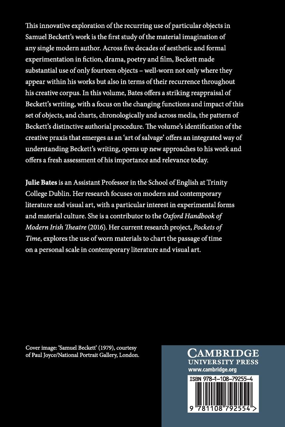 Rückseitencover Beckett's Art of Salvage