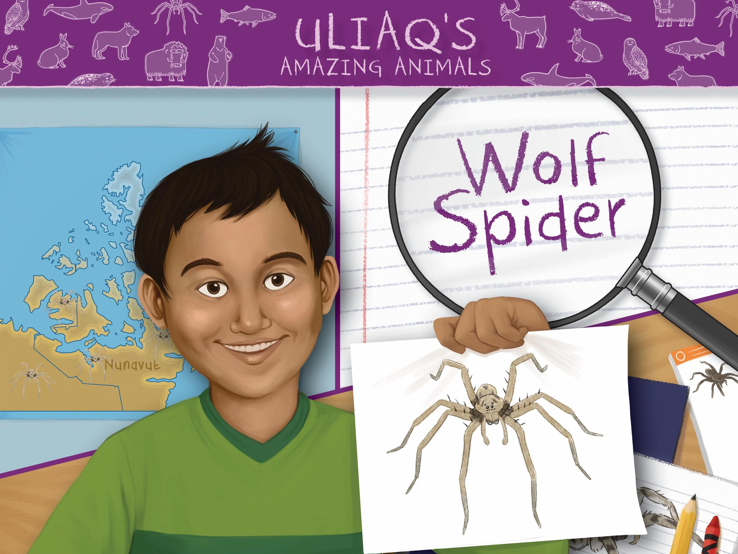 Vorderes Coverbild Uliaq's Amazing Animals: Wolf Spider