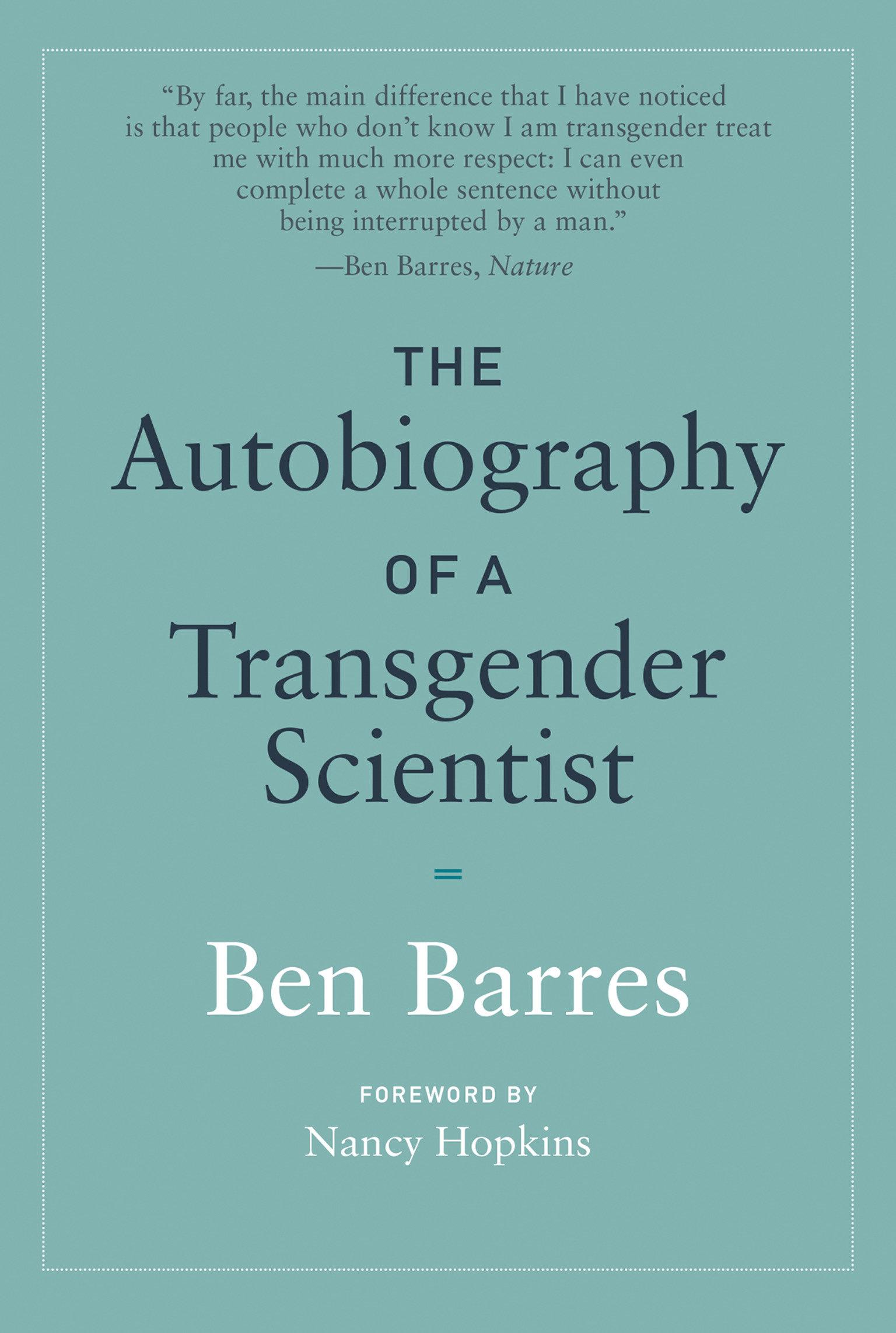 Vorderes Coverbild The Autobiography of a Transgender Scientist