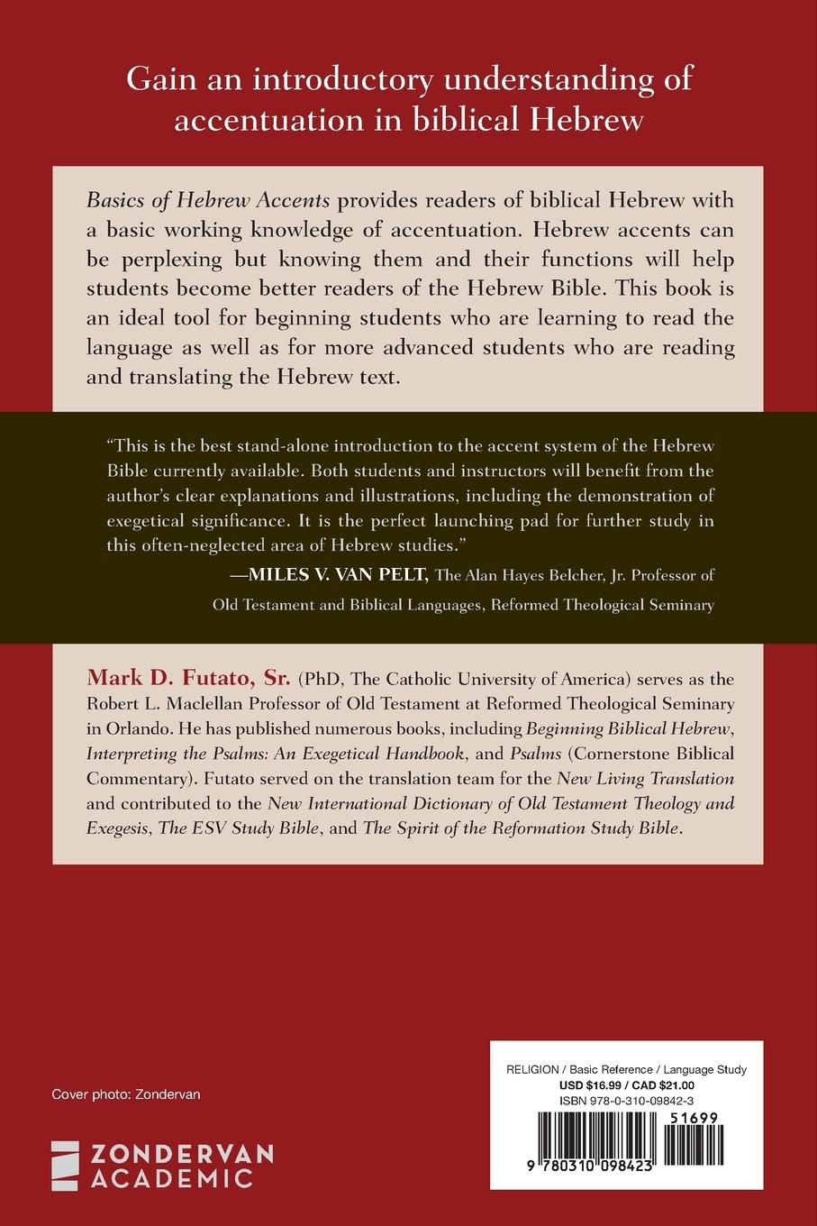 Rückseitencover The Basics of Hebrew Accents