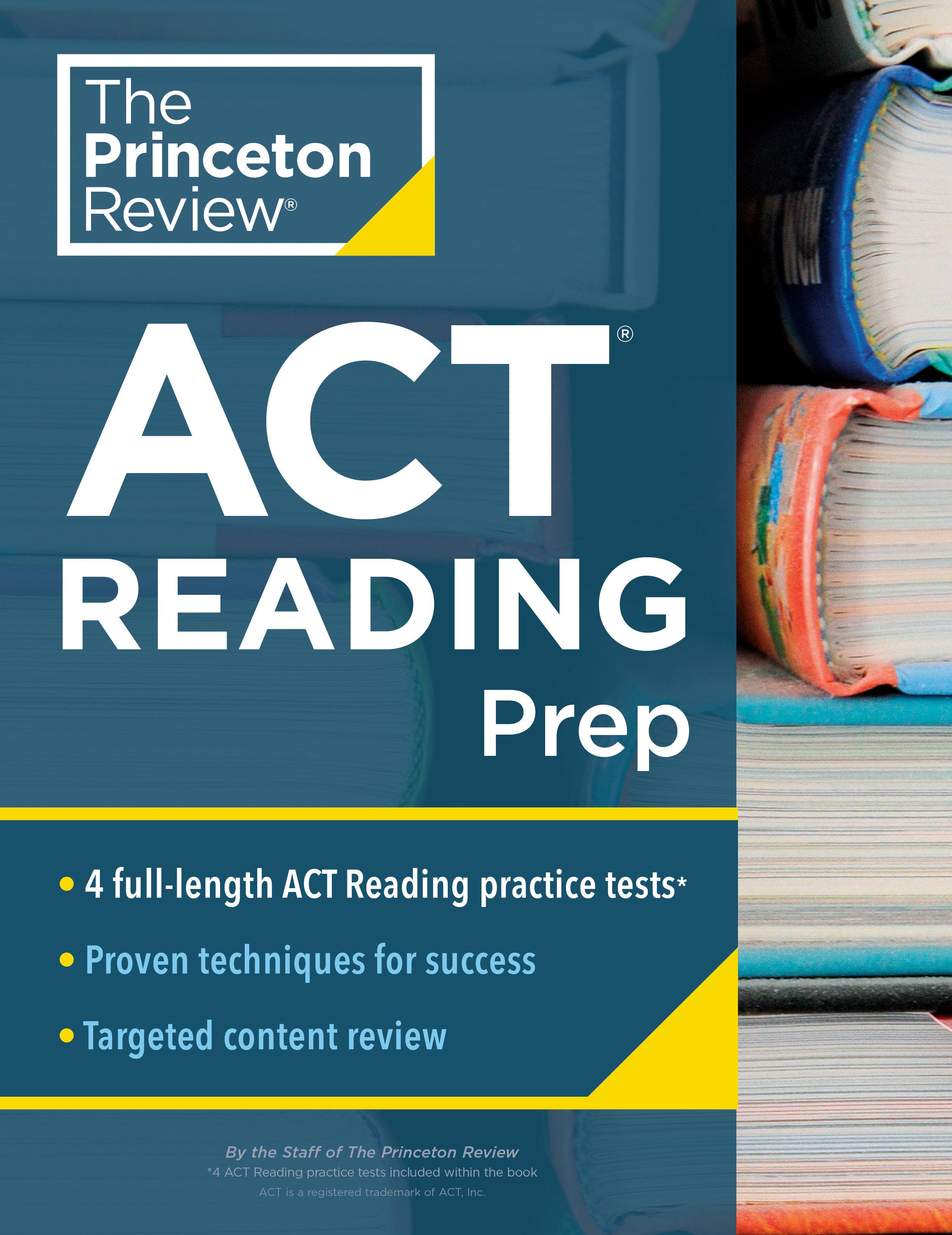 Vorderes Coverbild Princeton Review ACT Reading Prep