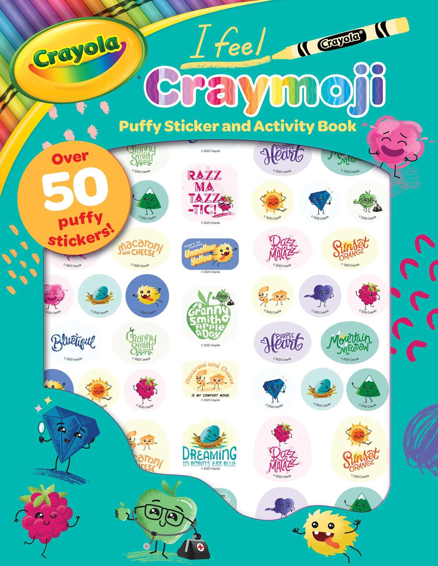 Vorderes Coverbild Crayola: I Feel Craymoji (a Crayola Puffy Sticker Press Out Activity Book for Kids)