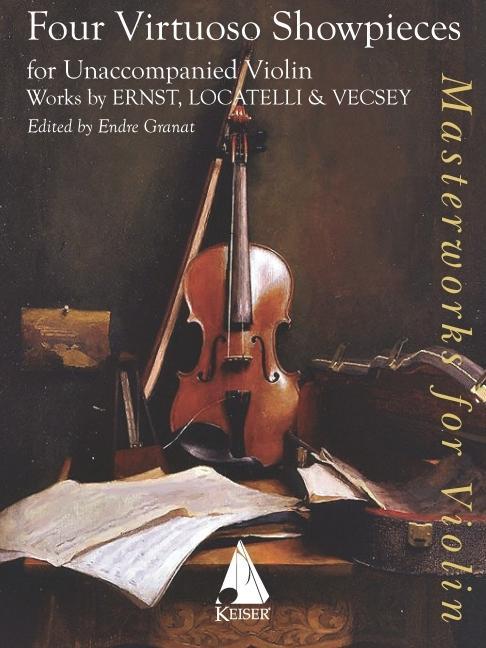 Vorderes Coverbild 4 Virtuoso Showpieces for Solo Violin: Works by Ernst, Locatelli & Vecsey