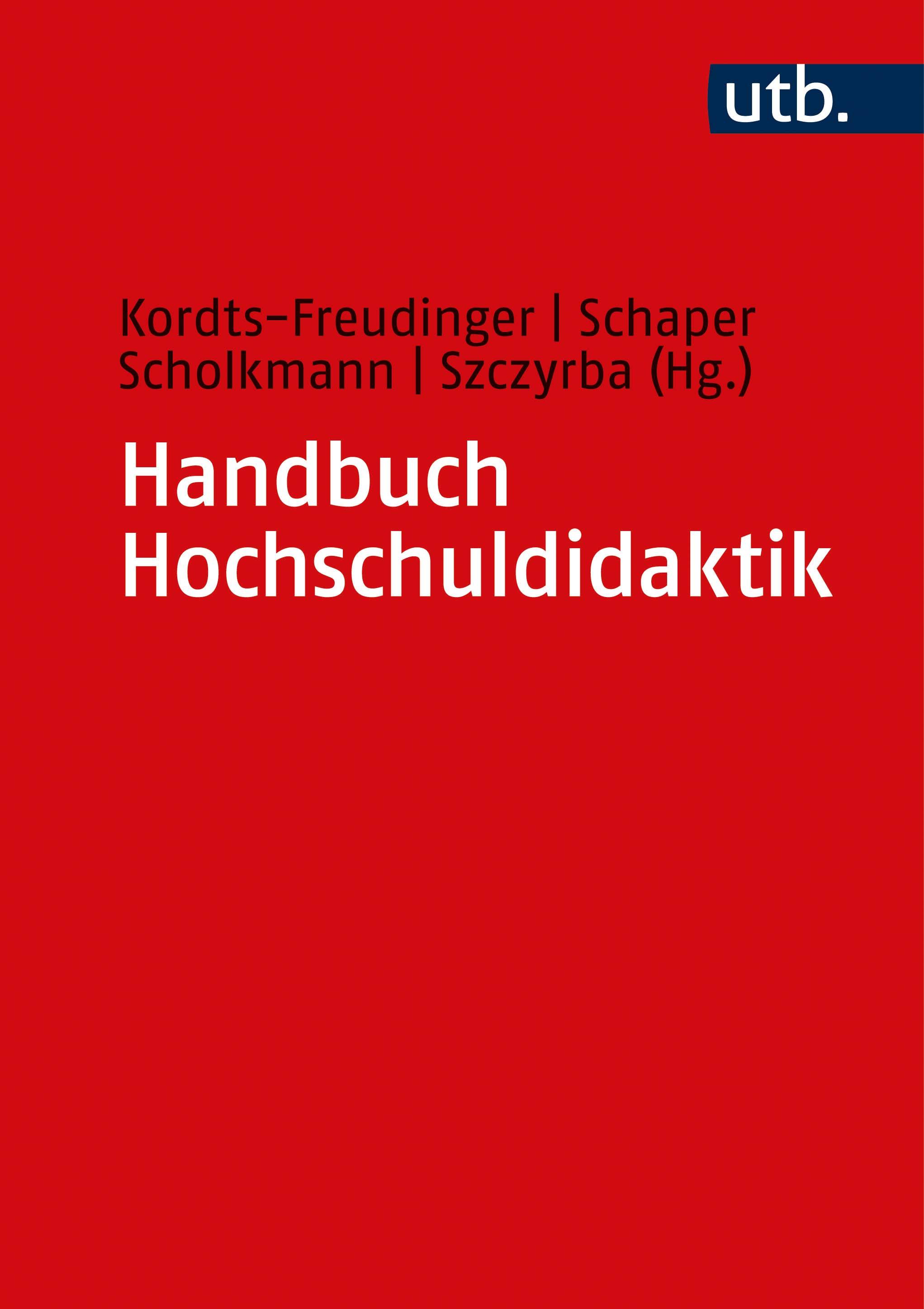 Vorderes Coverbild Handbuch Hochschuldidaktik