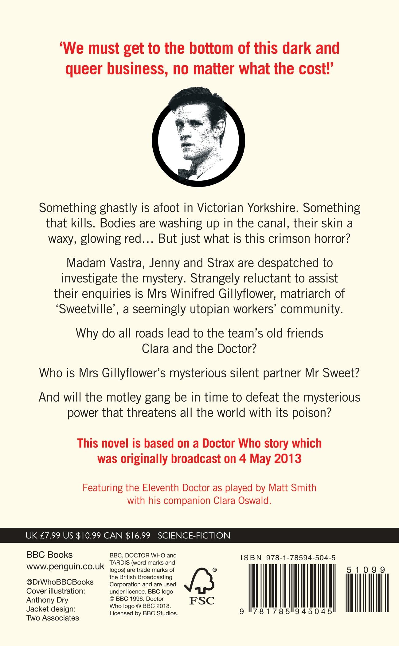 Rückseitencover Doctor Who: The Crimson Horror (Target Collection)