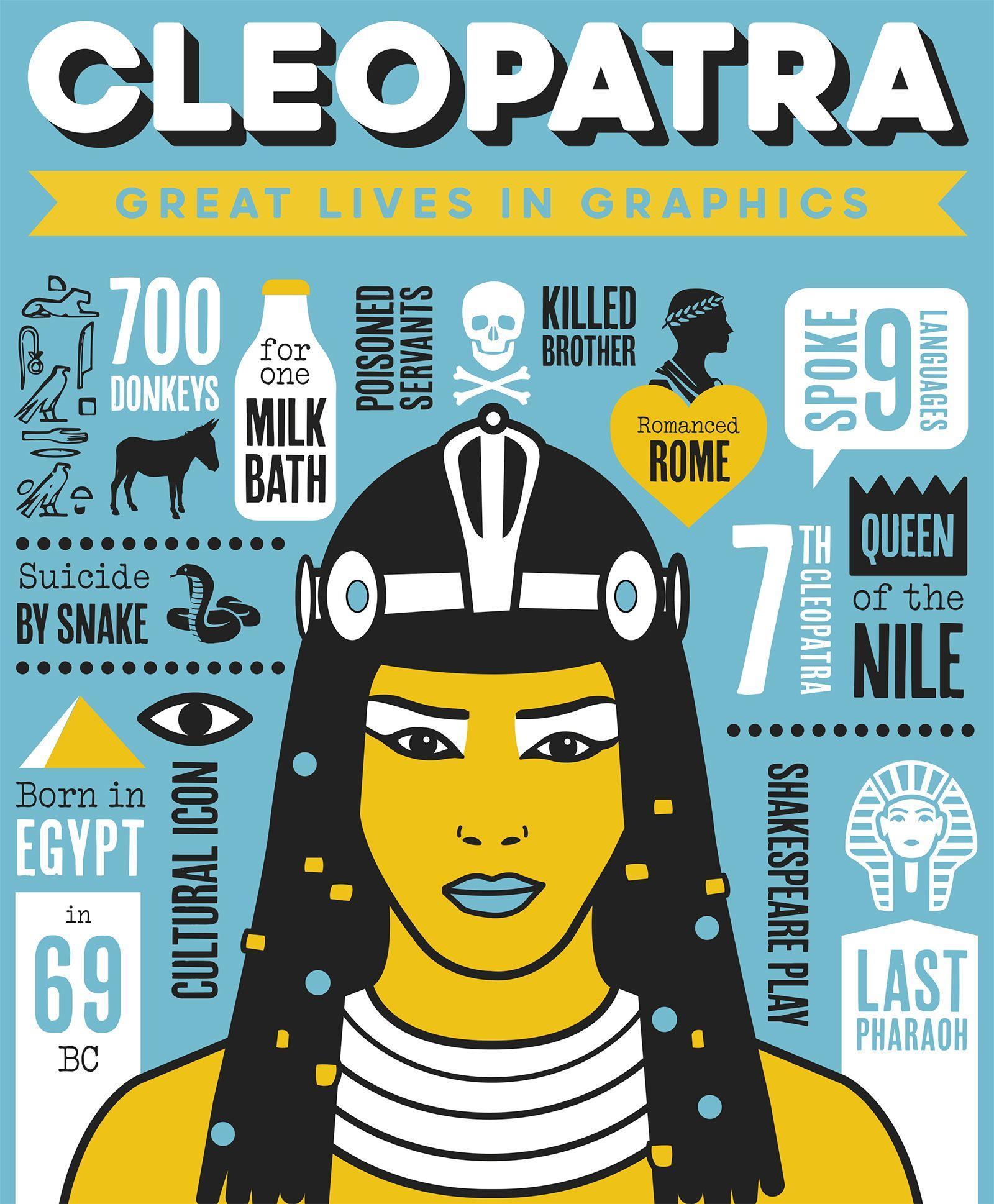 Vorderes Coverbild Great Lives in Graphics: Cleopatra