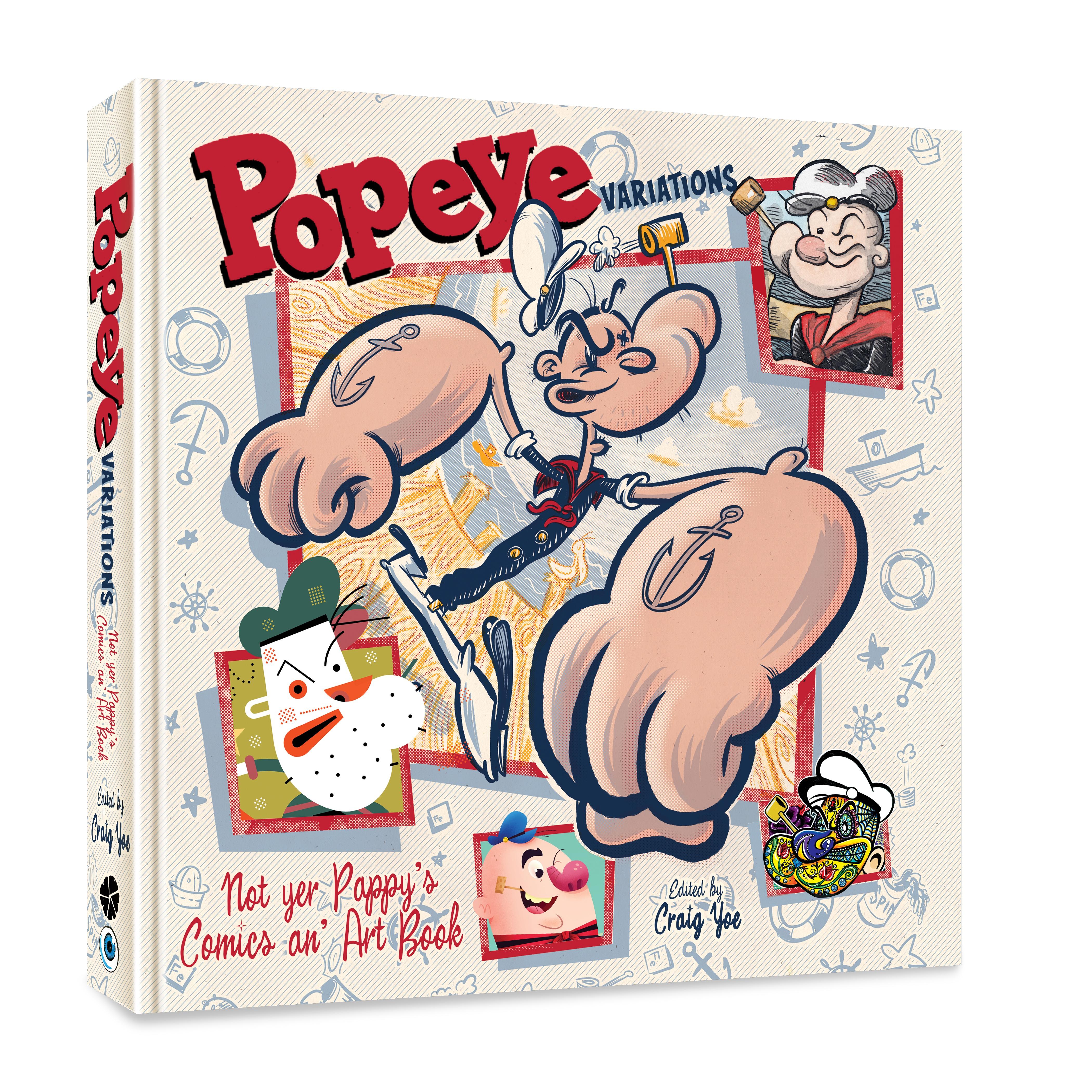 Vorderes Coverbild Popeye Variations: Not Yer Pappy's Comics An' Art Book