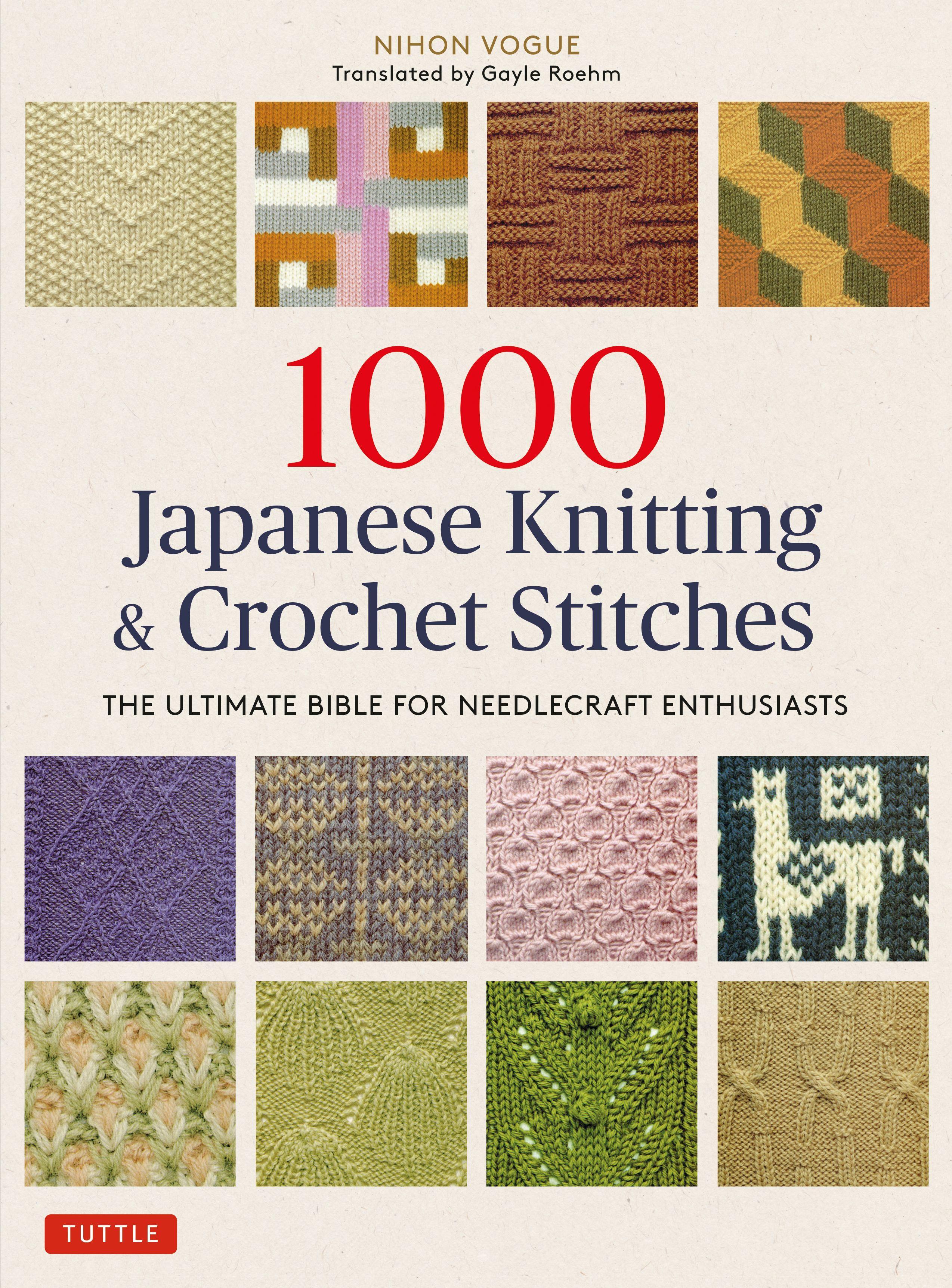 Vorderes Coverbild 1000 Japanese Knitting & Crochet Stitches