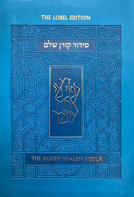Vorderes Coverbild Koren Shalem Siddur with Tabs, Compact, Blue