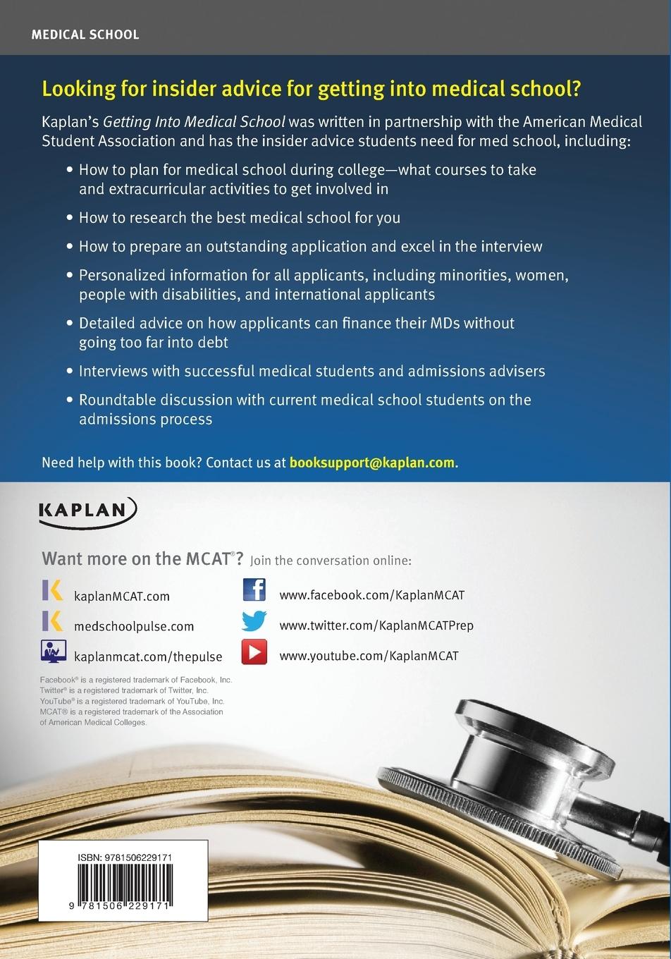 Rückseitencover Getting Into Medical School