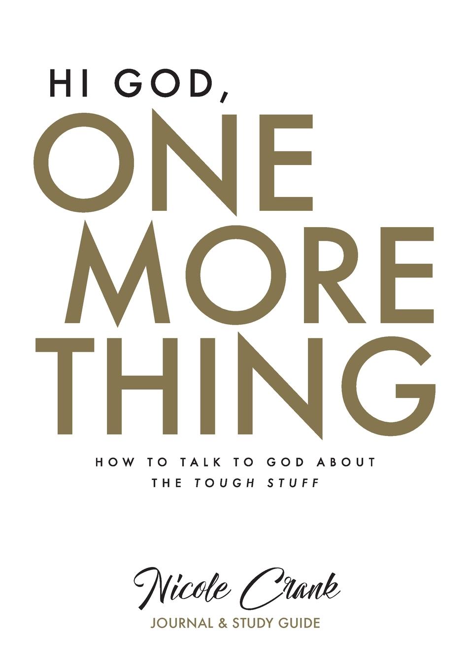 Vorderes Coverbild Hi God, One More Thing