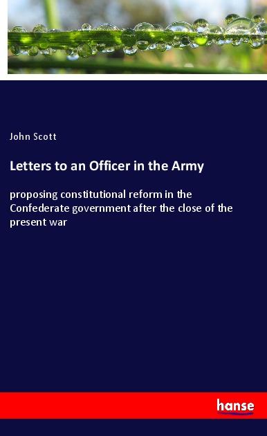 Vorderes Coverbild Letters to an Officer in the Army