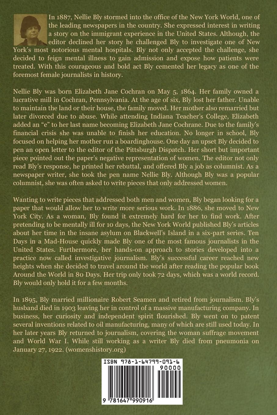 Rückseitencover Ten Days in a Mad-House