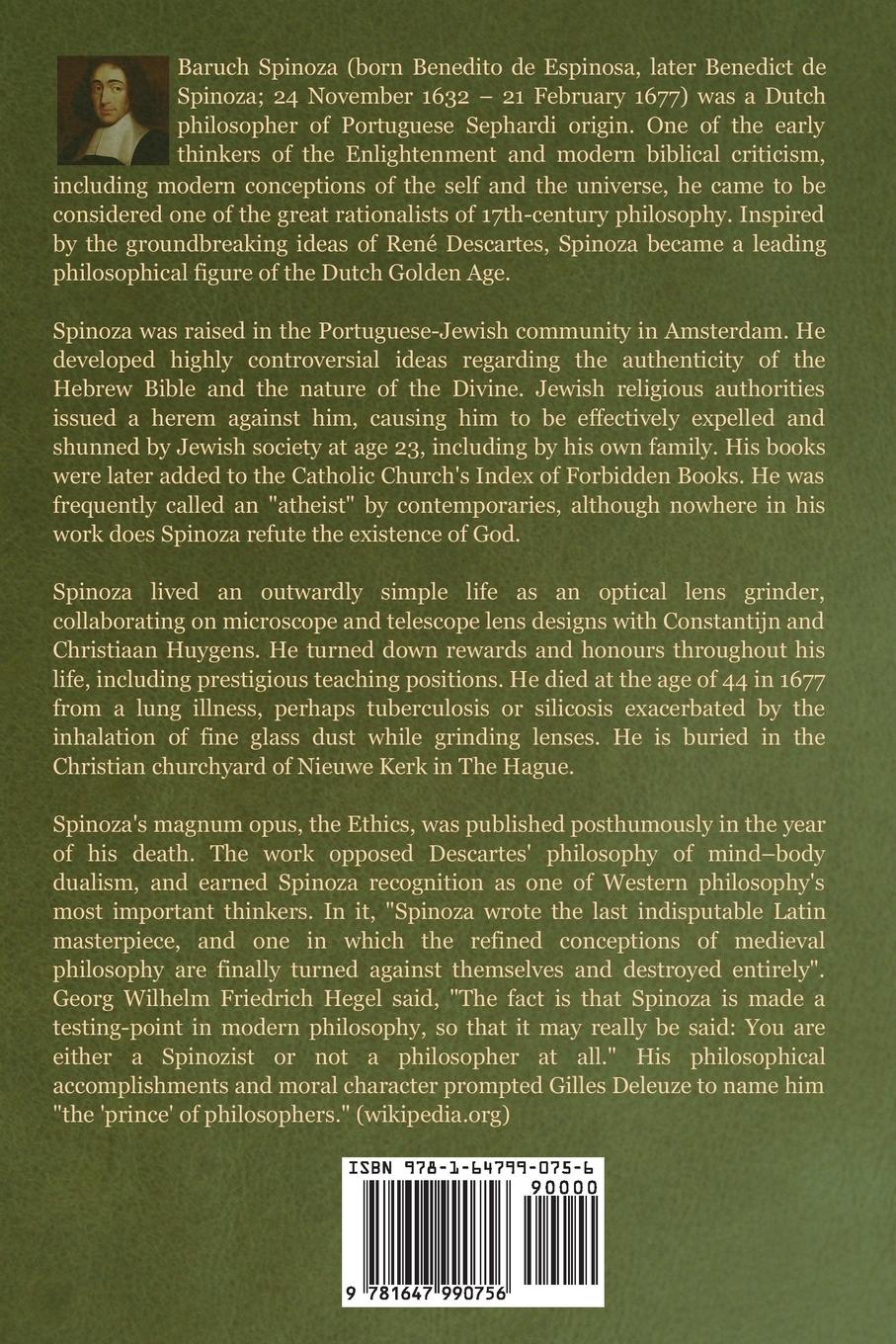 Rückseitencover Theologico-Political Treatise - (Complete