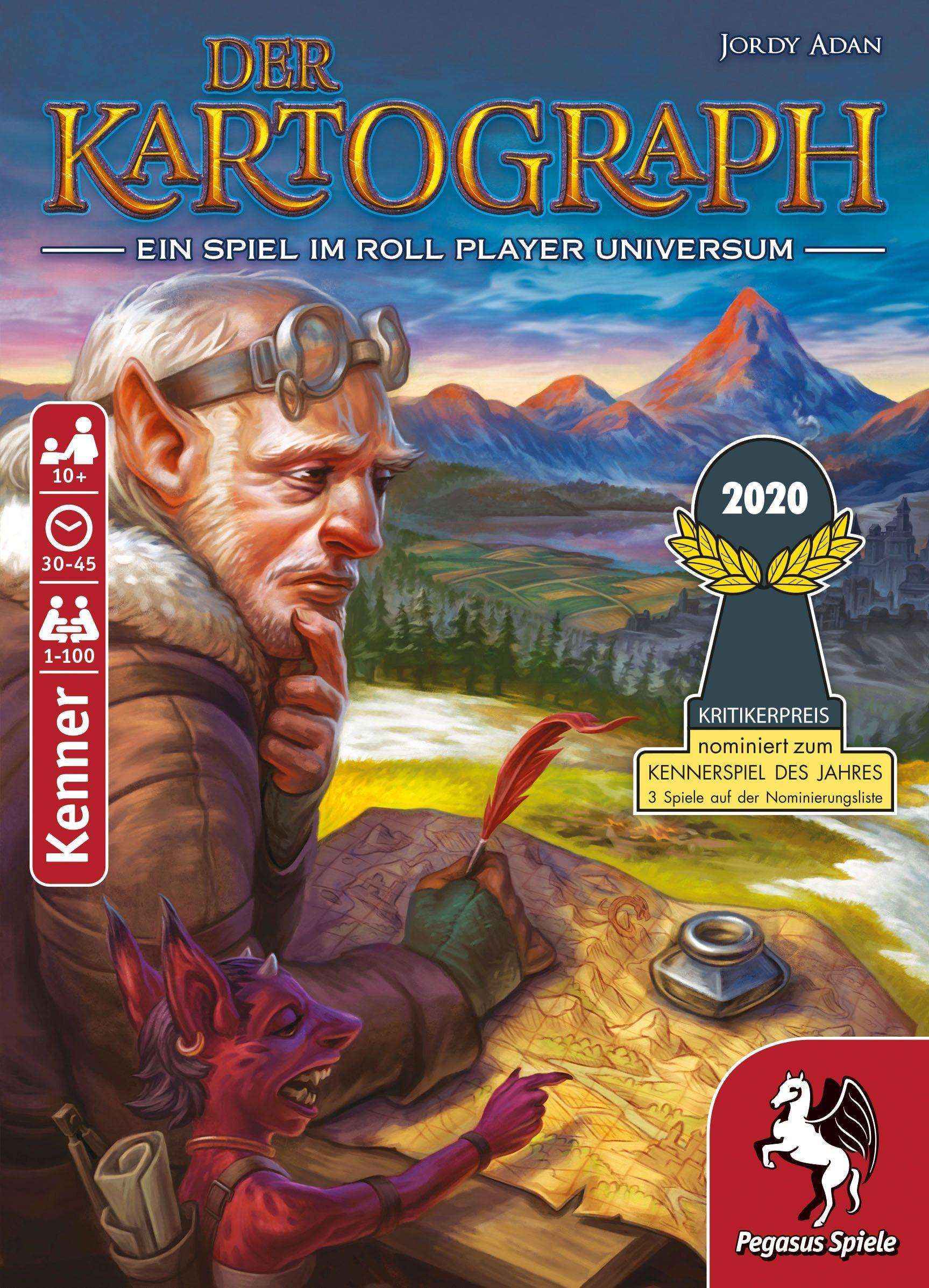 Vorderes Coverbild Der Kartograph *Nominiert Kennerspiel des Jahres 2020*