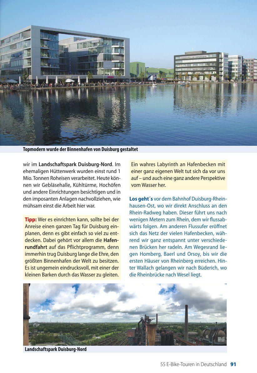 Beispielinhalt (Bild) Die 55 schönsten E-Bike Touren in Deutschland