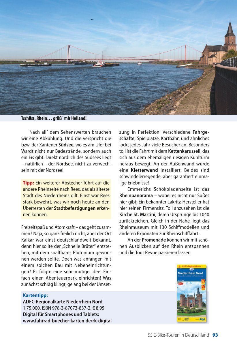 Beispielinhalt (Bild) Die 55 schönsten E-Bike Touren in Deutschland