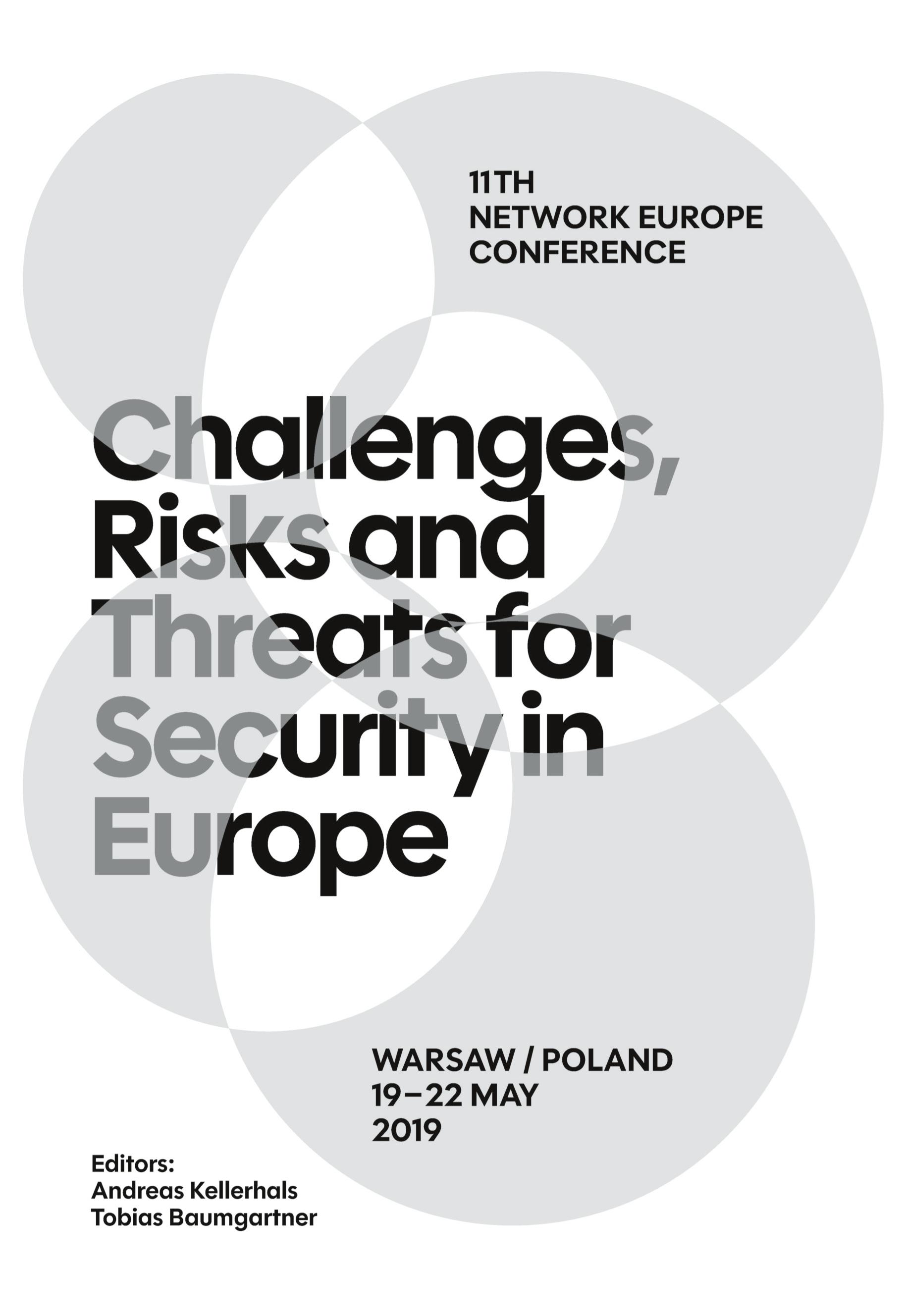 Vorderes Coverbild Challenges, risks and threats for security in Europe
