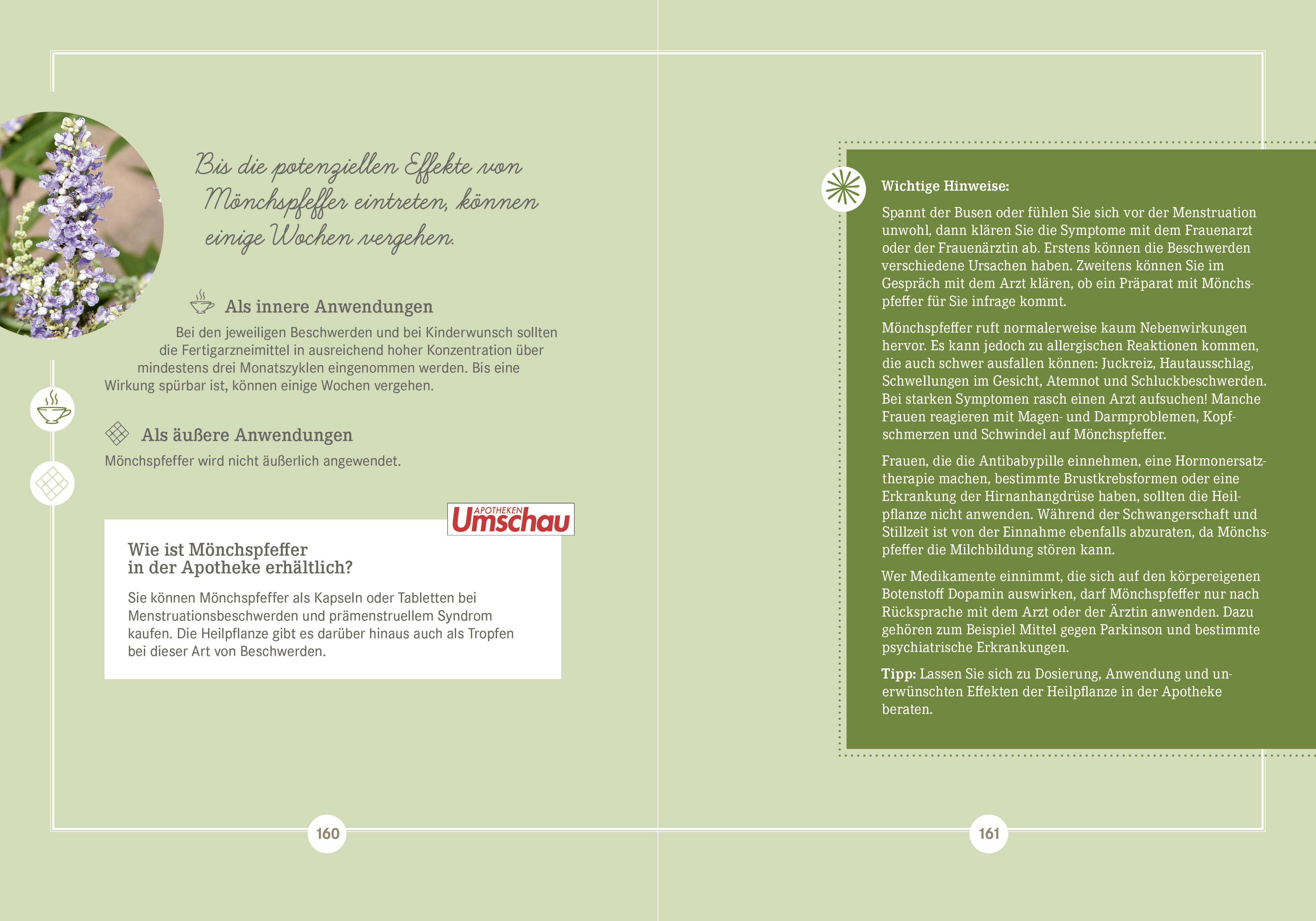 Beispielinhalt (Bild) Apotheken Umschau: Heilpflanzen